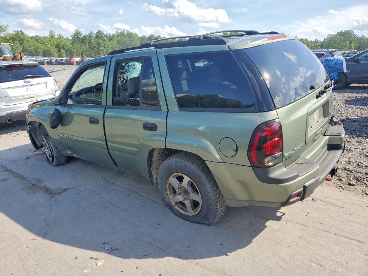 2003 Chevrolet Trailblazer Green vin: 1GNDT13S532374213