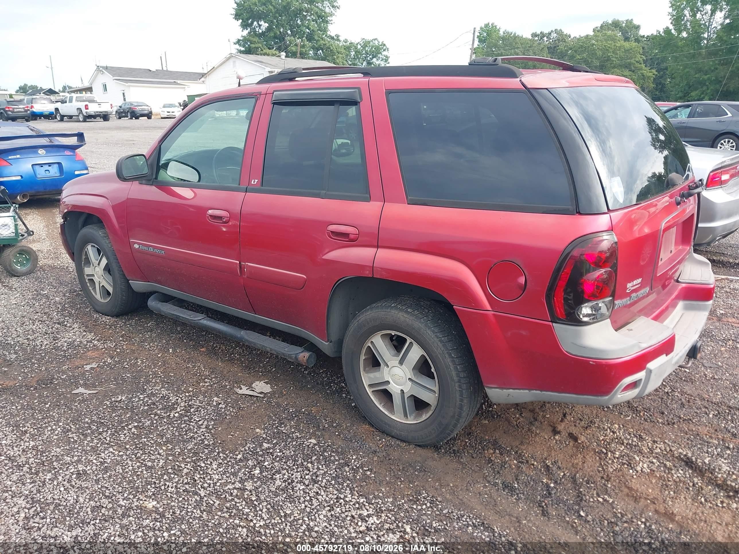 2004 Chevrolet Trailblazer Lt Red vin: 1GNDT13S542158475