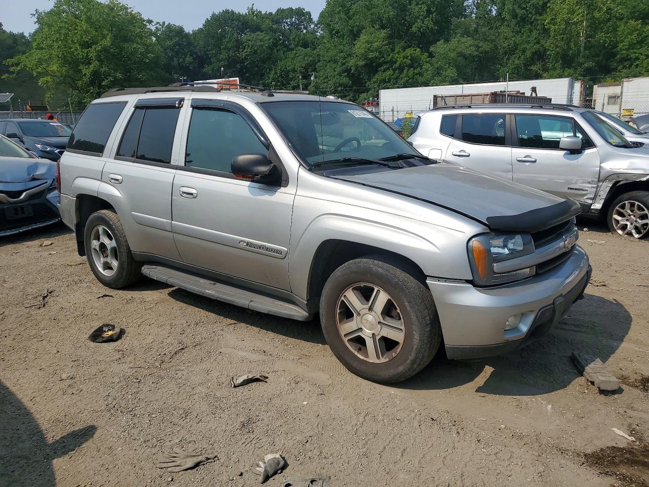 2004 Chevrolet Trailblazer Ls Серебряный vin: 1GNDT13S542342766