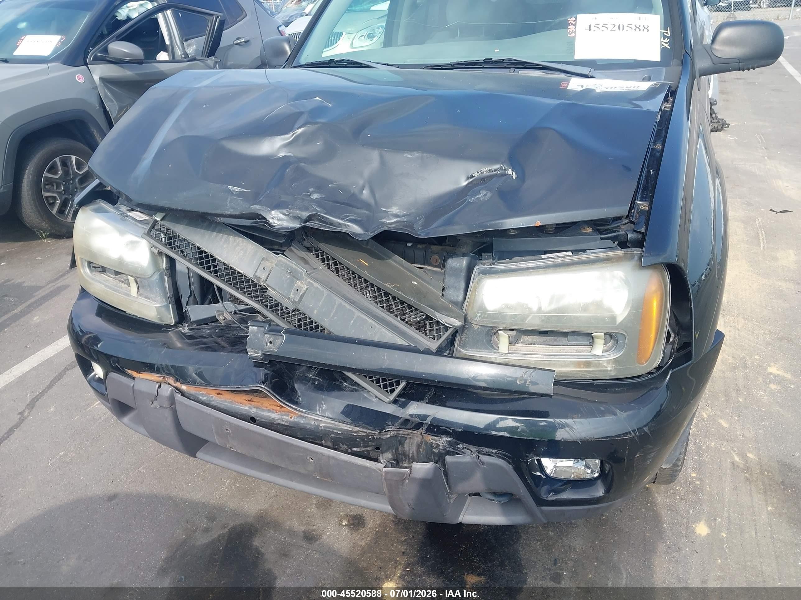 2005 Chevrolet Trailblazer Lt Black vin: 1GNDT13S552253085