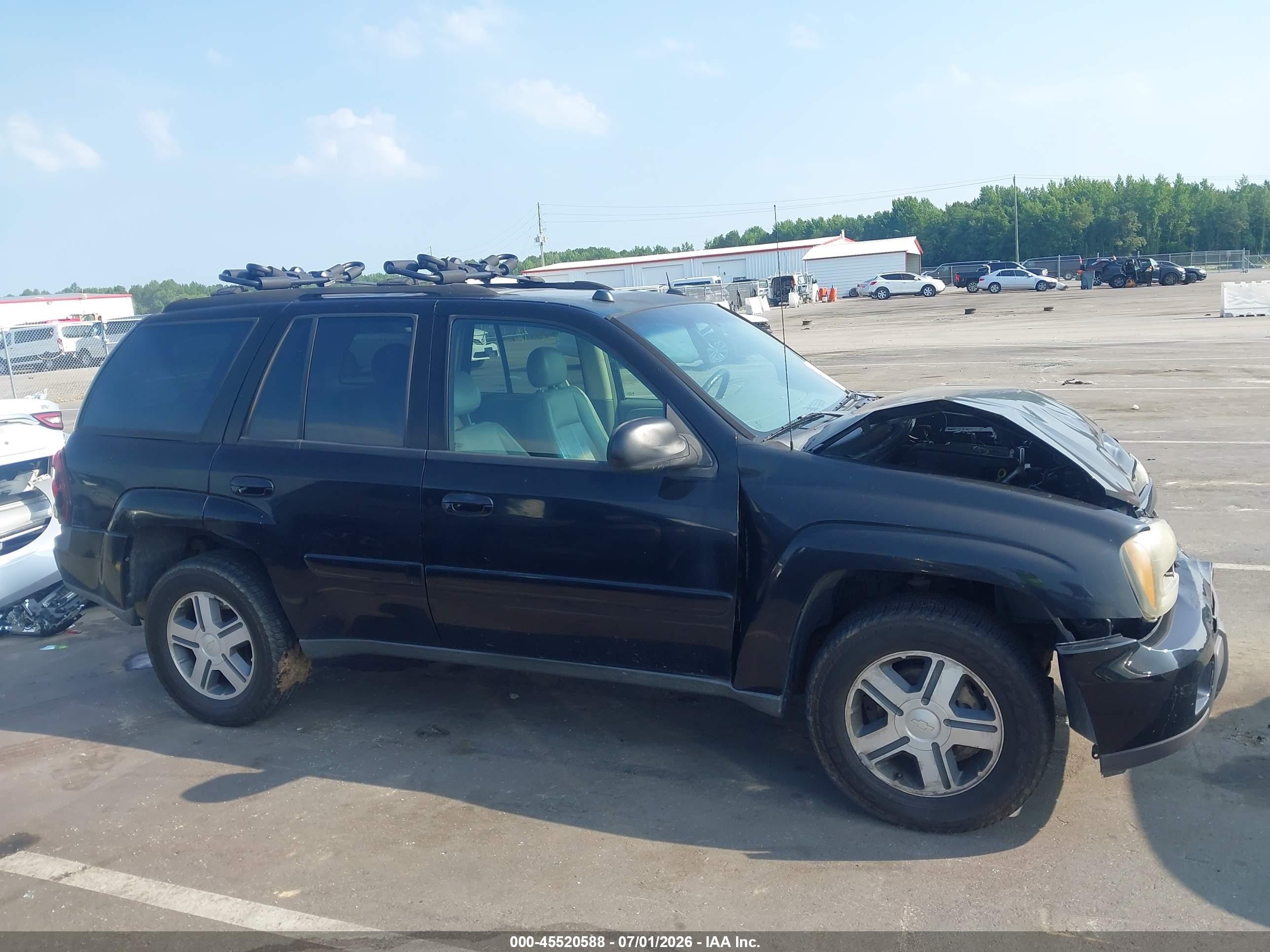 2005 Chevrolet Trailblazer Lt Black vin: 1GNDT13S552253085