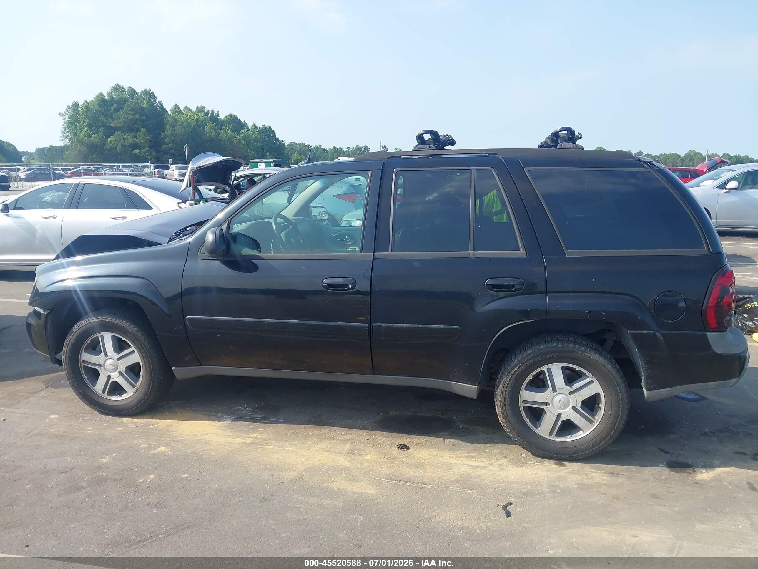 2005 Chevrolet Trailblazer Lt Black vin: 1GNDT13S552253085