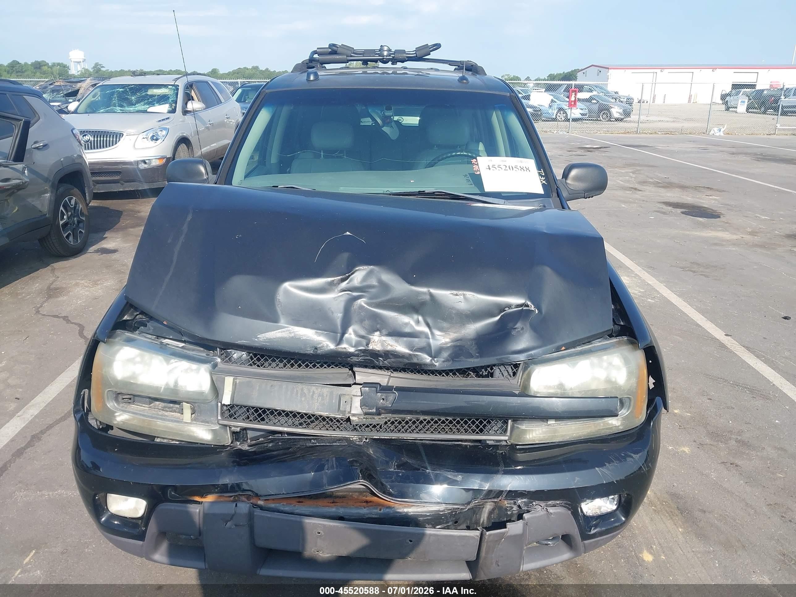 2005 Chevrolet Trailblazer Lt Black vin: 1GNDT13S552253085