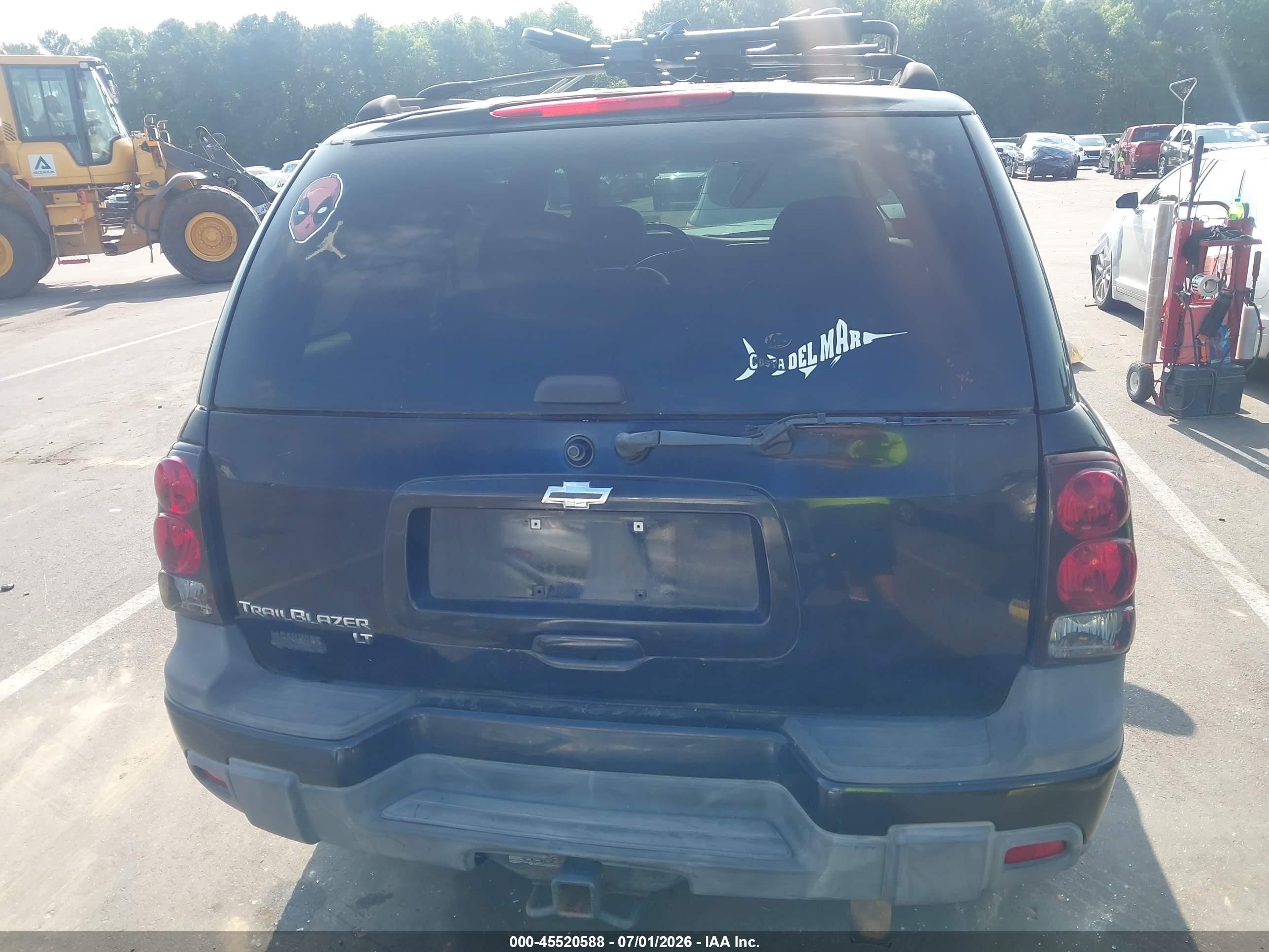 2005 Chevrolet Trailblazer Lt Black vin: 1GNDT13S552253085