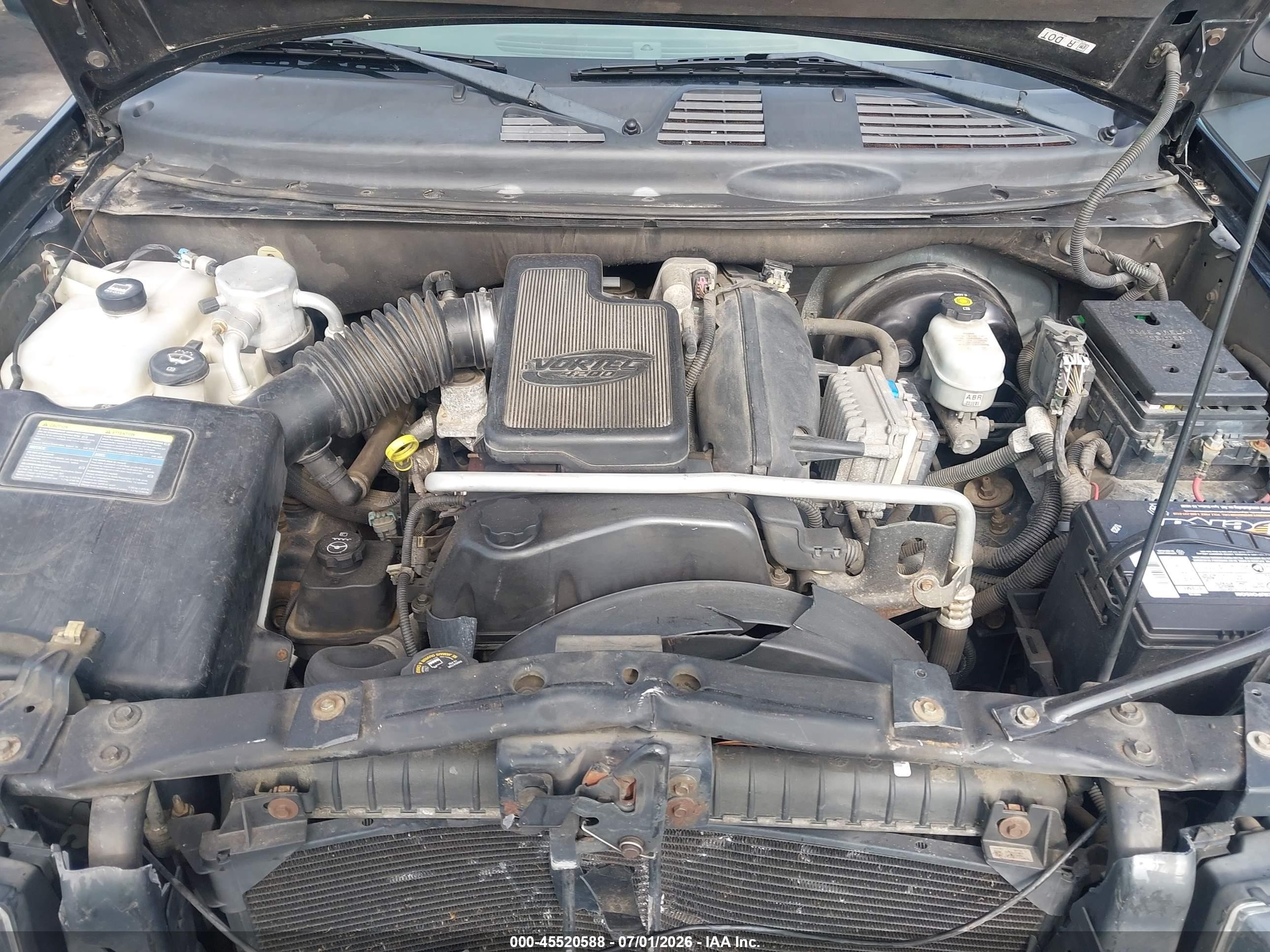 2005 Chevrolet Trailblazer Lt Black vin: 1GNDT13S552253085