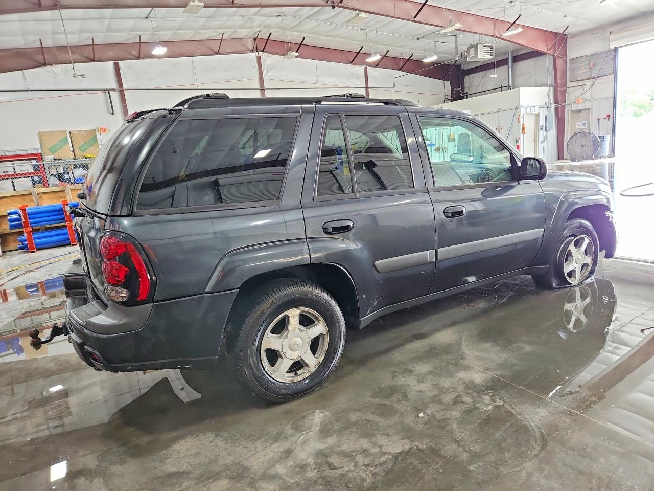 2005 Chevrolet Trailblazer Ls Gray vin: 1GNDT13S552272963