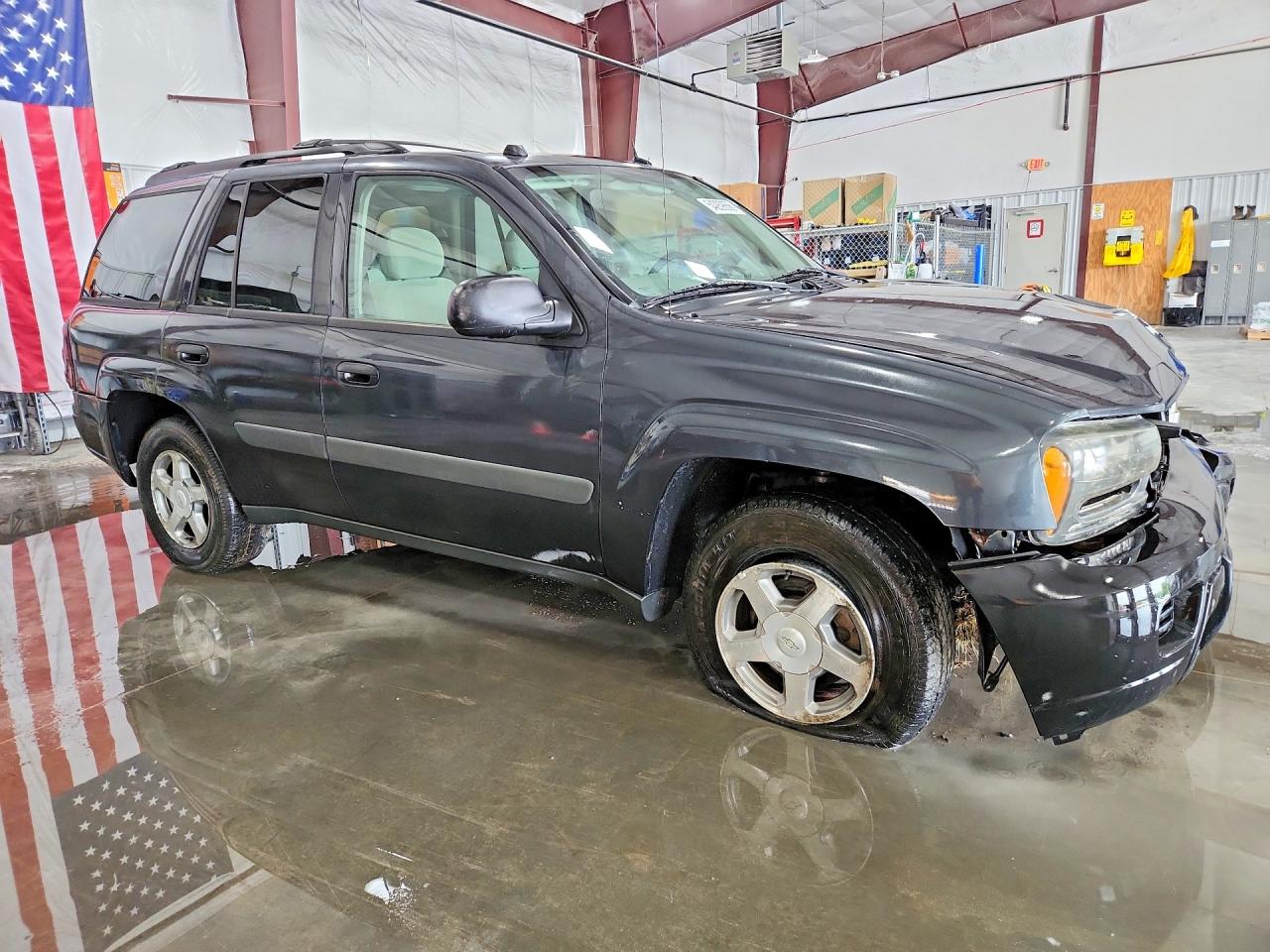 2005 Chevrolet Trailblazer Ls Gray vin: 1GNDT13S552272963