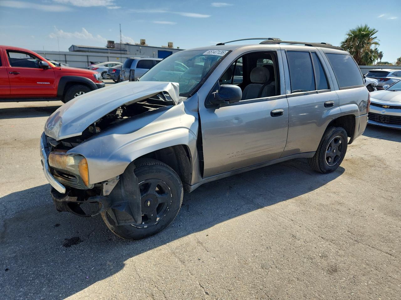 2006 Chevrolet Trailblazer Ls Серый vin: 1GNDT13S562125351