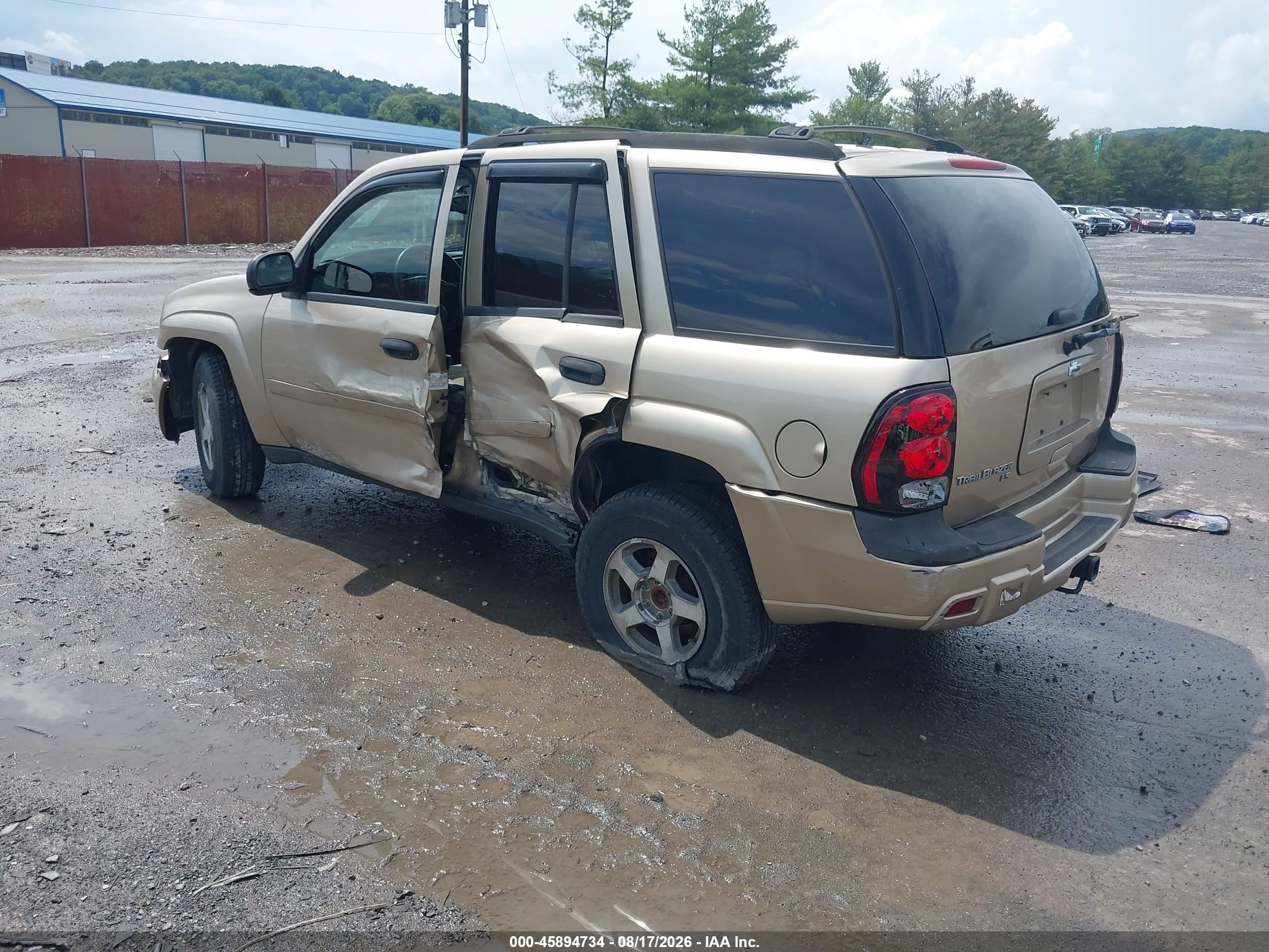 2006 Chevrolet Trailblazer Ls Золотой vin: 1GNDT13S562248986