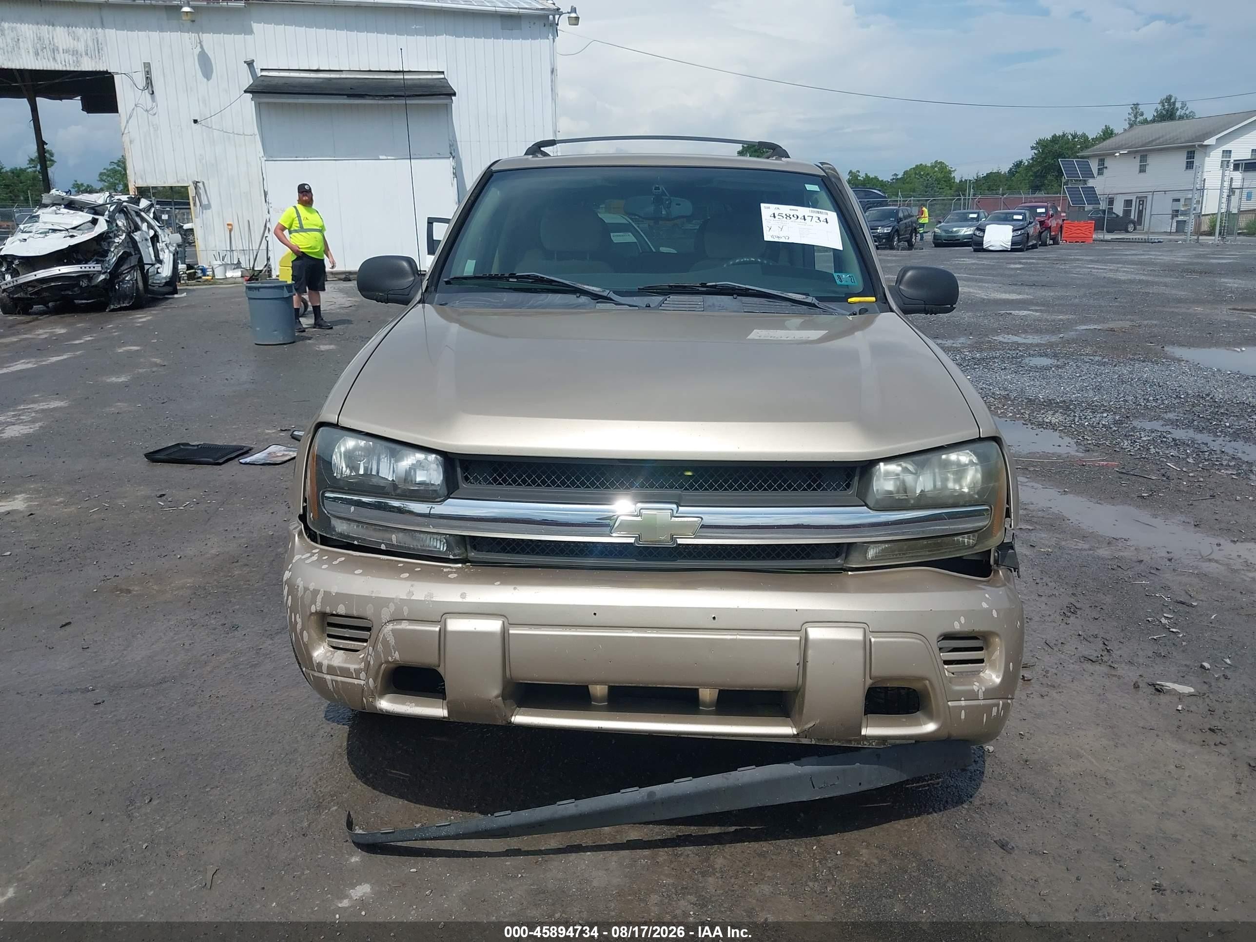 2006 Chevrolet Trailblazer Ls Золотой vin: 1GNDT13S562248986