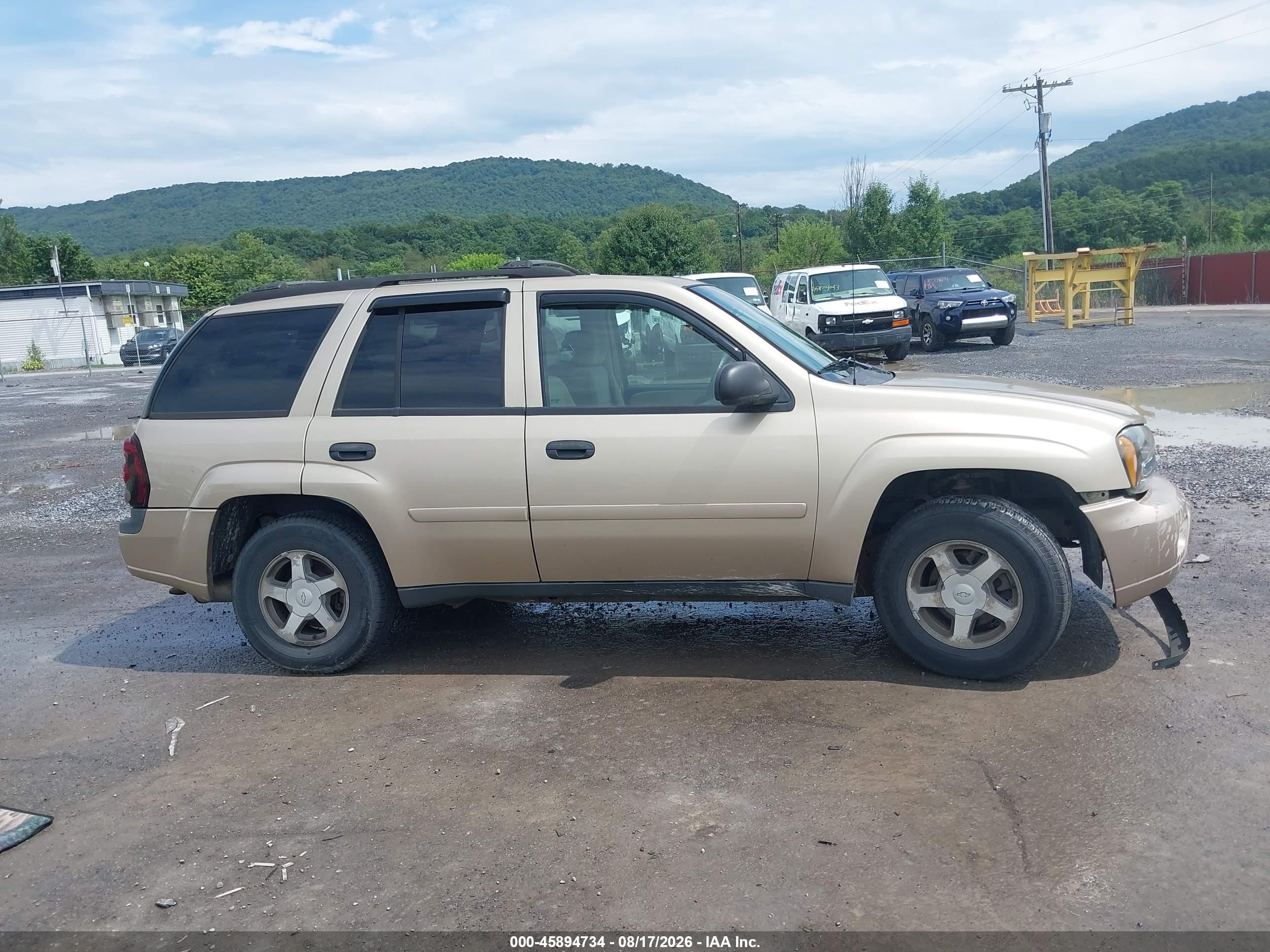2006 Chevrolet Trailblazer Ls Золотой vin: 1GNDT13S562248986