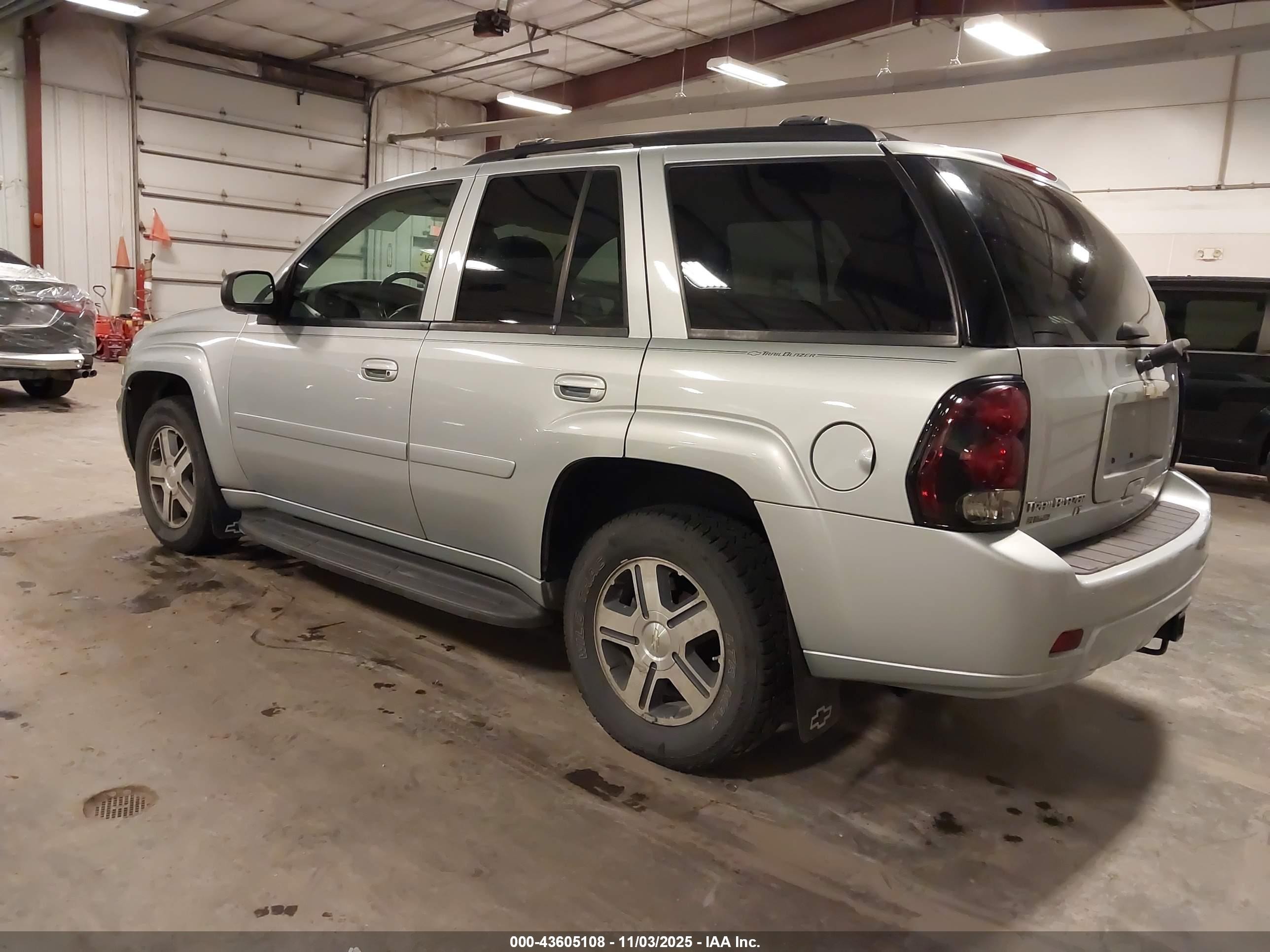 2007 Chevrolet Trailblazer Lt Silver vin: 1GNDT13S572103724