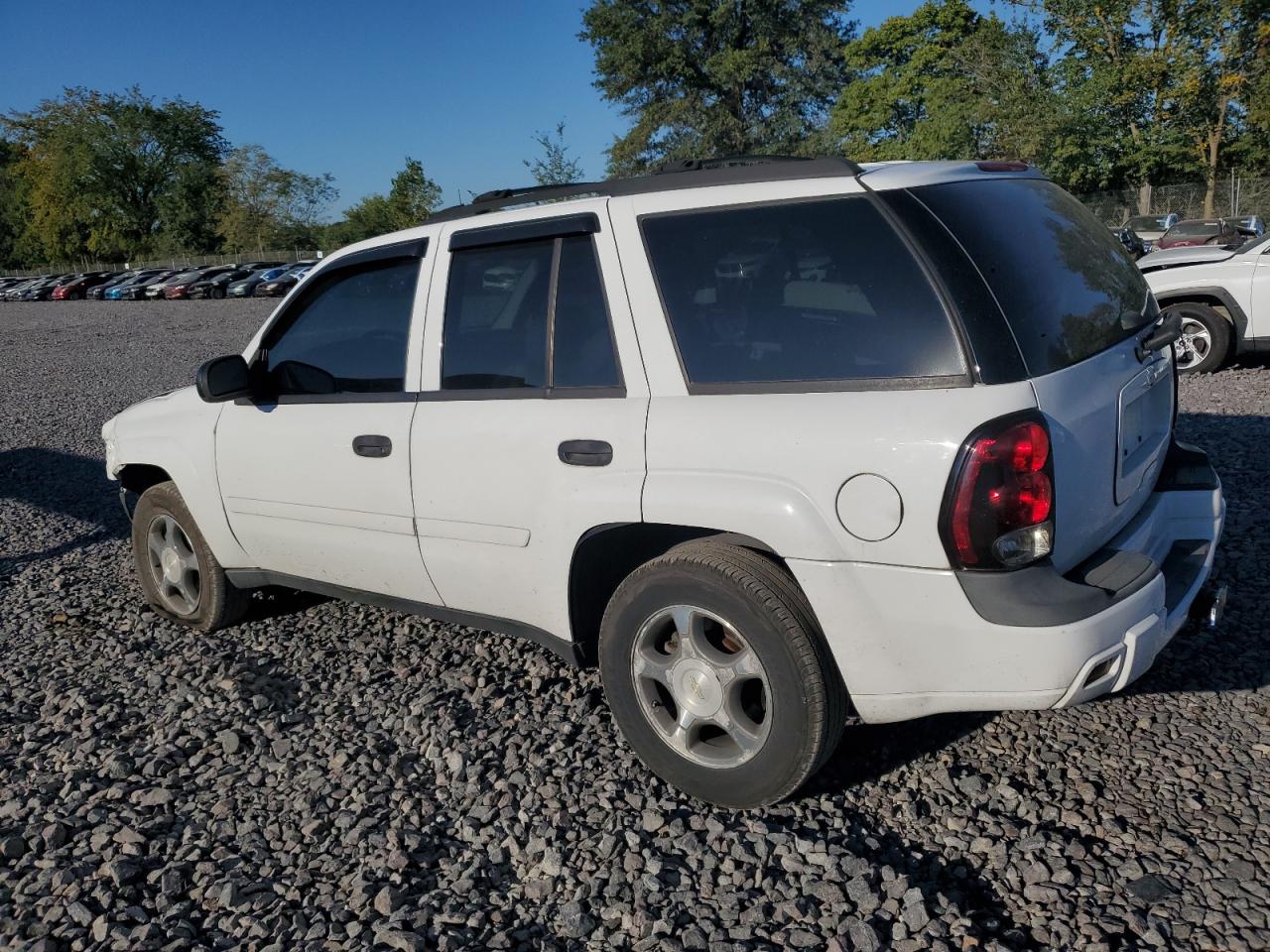 2007 Chevrolet Trailblazer Ls Белый vin: 1GNDT13S572240968