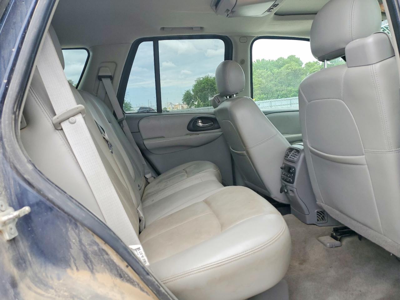 2007 Chevrolet Trailblazer Ls Blue vin: 1GNDT13S572268771