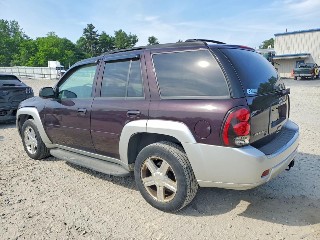 2008 Chevrolet Trailblazer Ls Фиолетовый vin: 1GNDT13S582166789