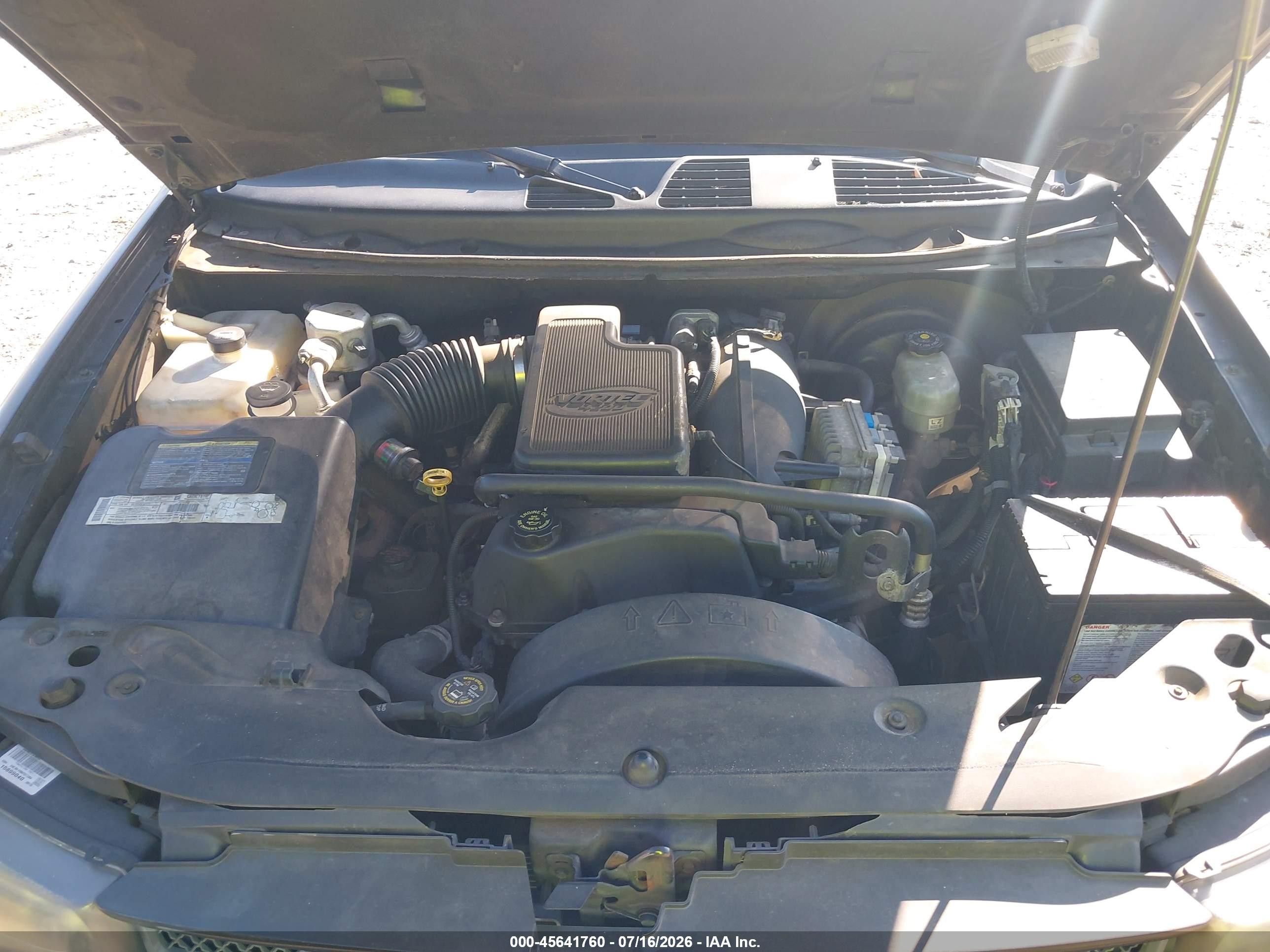 2002 Chevrolet Trailblazer Ls Черный vin: 1GNDT13S622170924