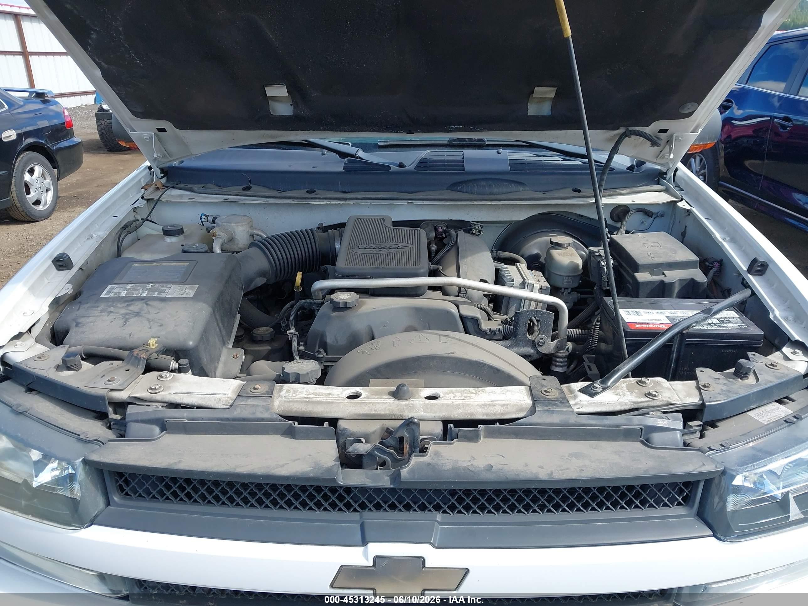 2003 Chevrolet Trailblazer Ltz Белый vin: 1GNDT13S632251410