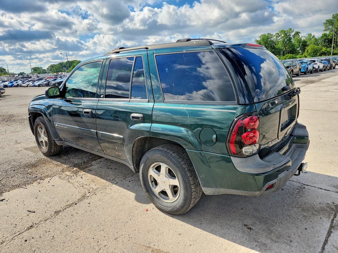 2003 Chevrolet Trailblazer Green vin: 1GNDT13S632341060