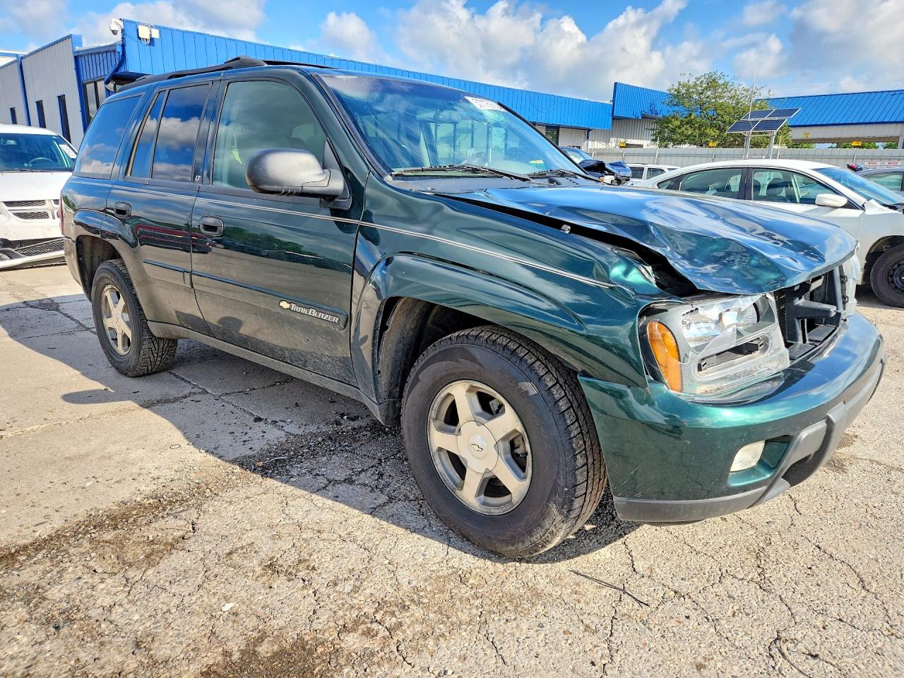 2003 Chevrolet Trailblazer Green vin: 1GNDT13S632341060