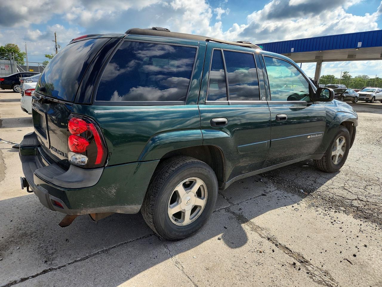 2003 Chevrolet Trailblazer Green vin: 1GNDT13S632341060