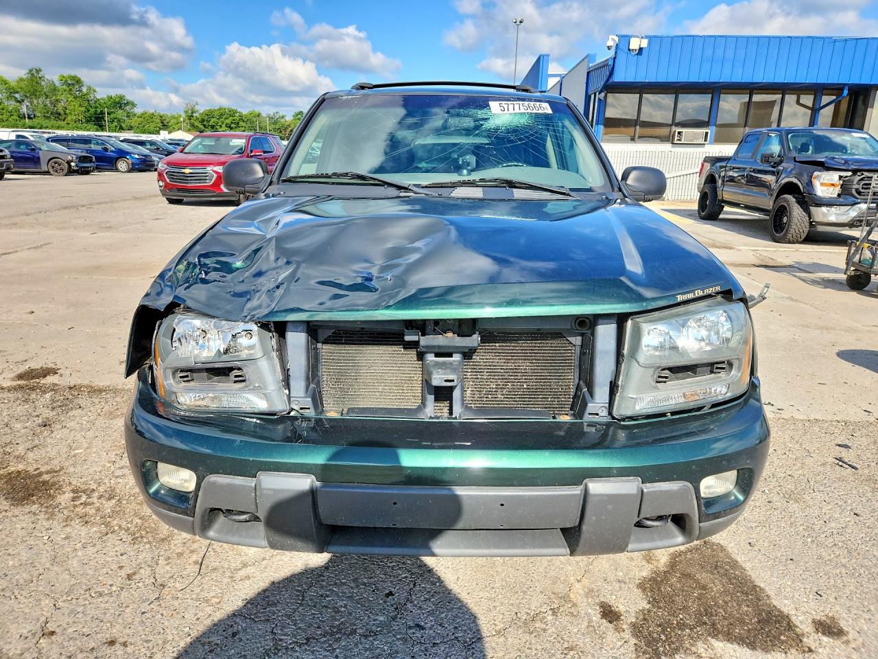 2003 Chevrolet Trailblazer Green vin: 1GNDT13S632341060