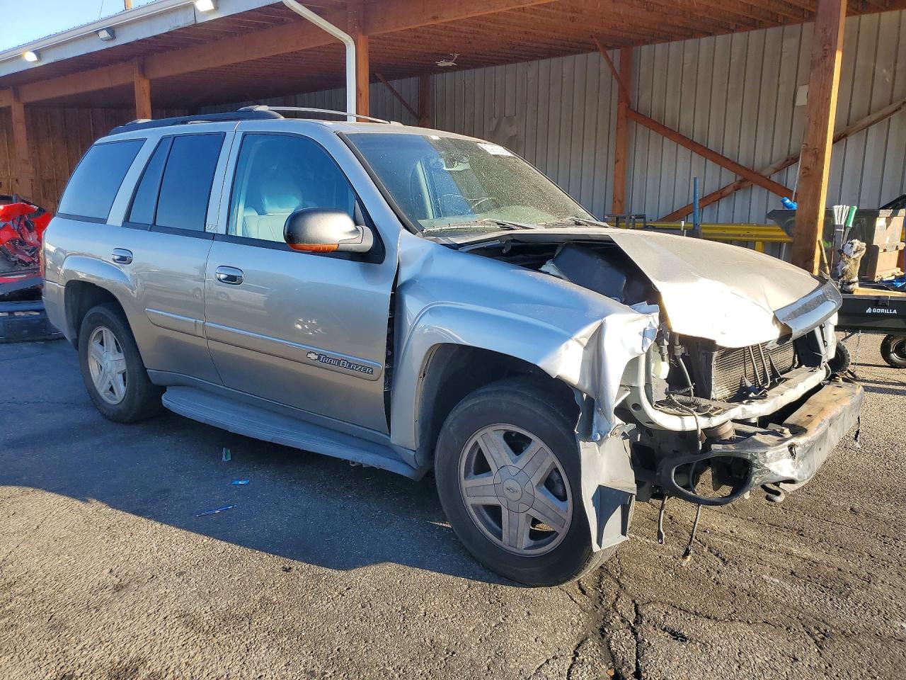 2003 Chevrolet Trailblazer Серебряный vin: 1GNDT13S632402097