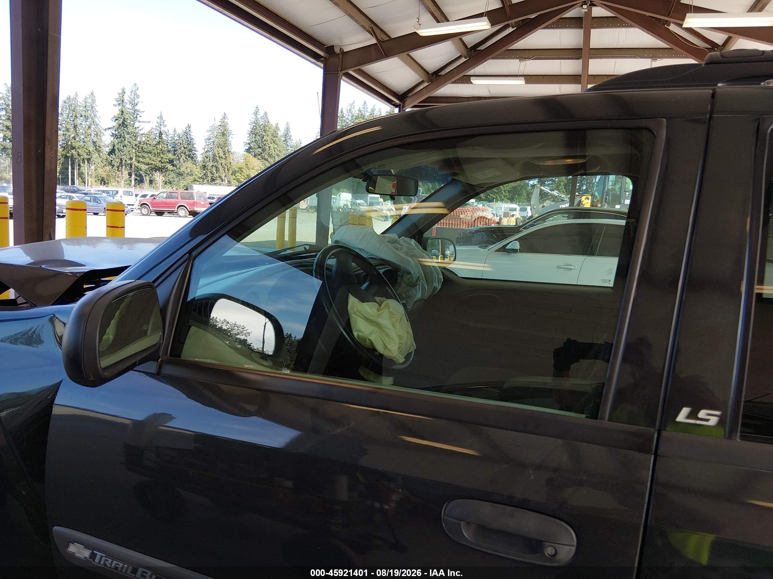 2003 Chevrolet Trailblazer Ls Black vin: 1GNDT13S632403587