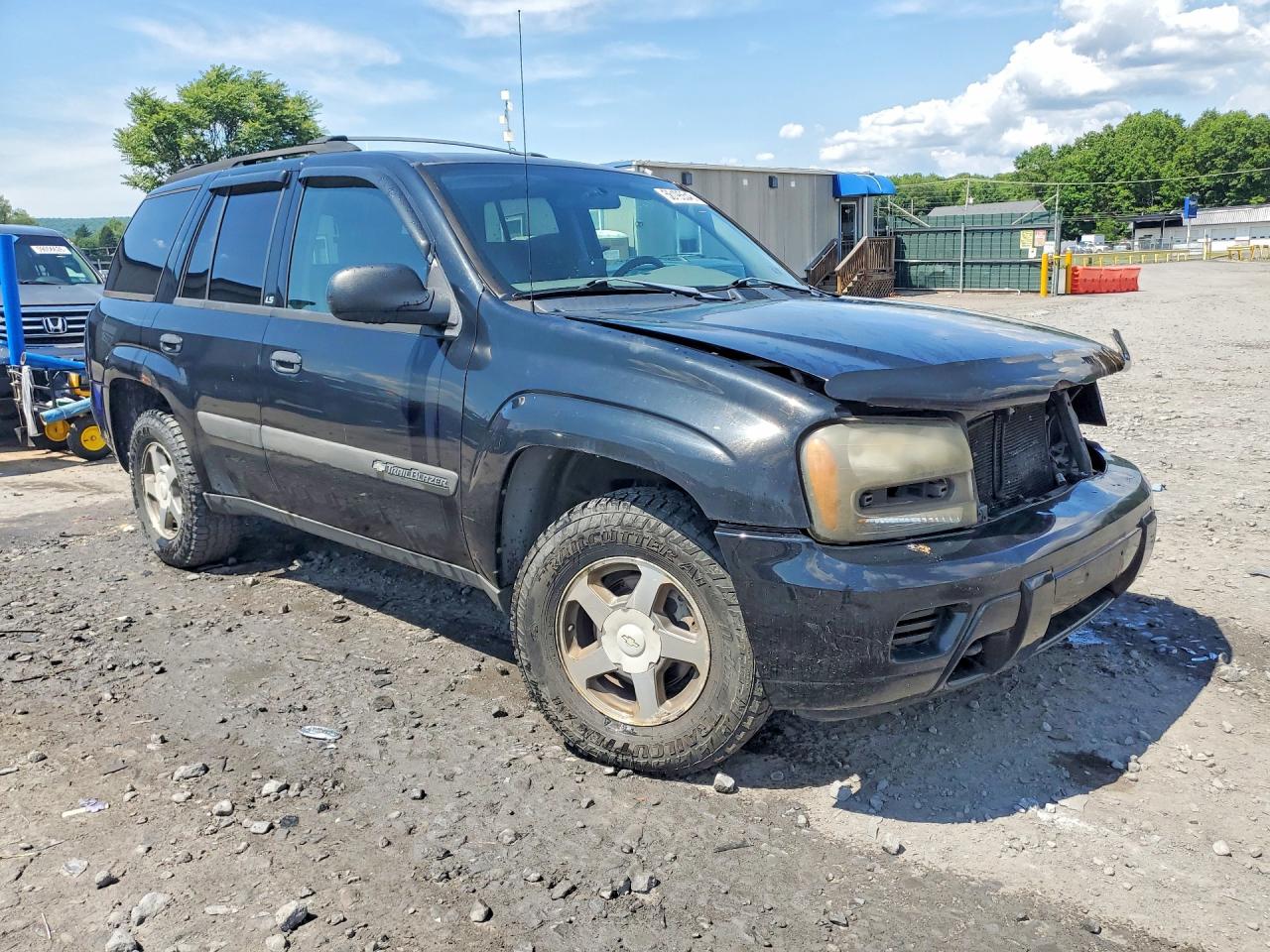 2004 Chevrolet Trailblazer Ls Black vin: 1GNDT13S642272579