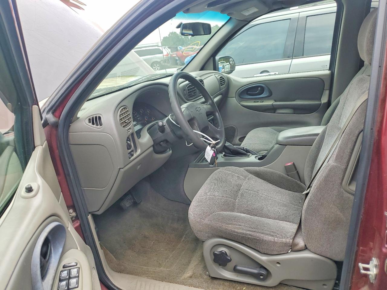 2004 Chevrolet Trailblazer Ls Burgundy vin: 1GNDT13S642299152