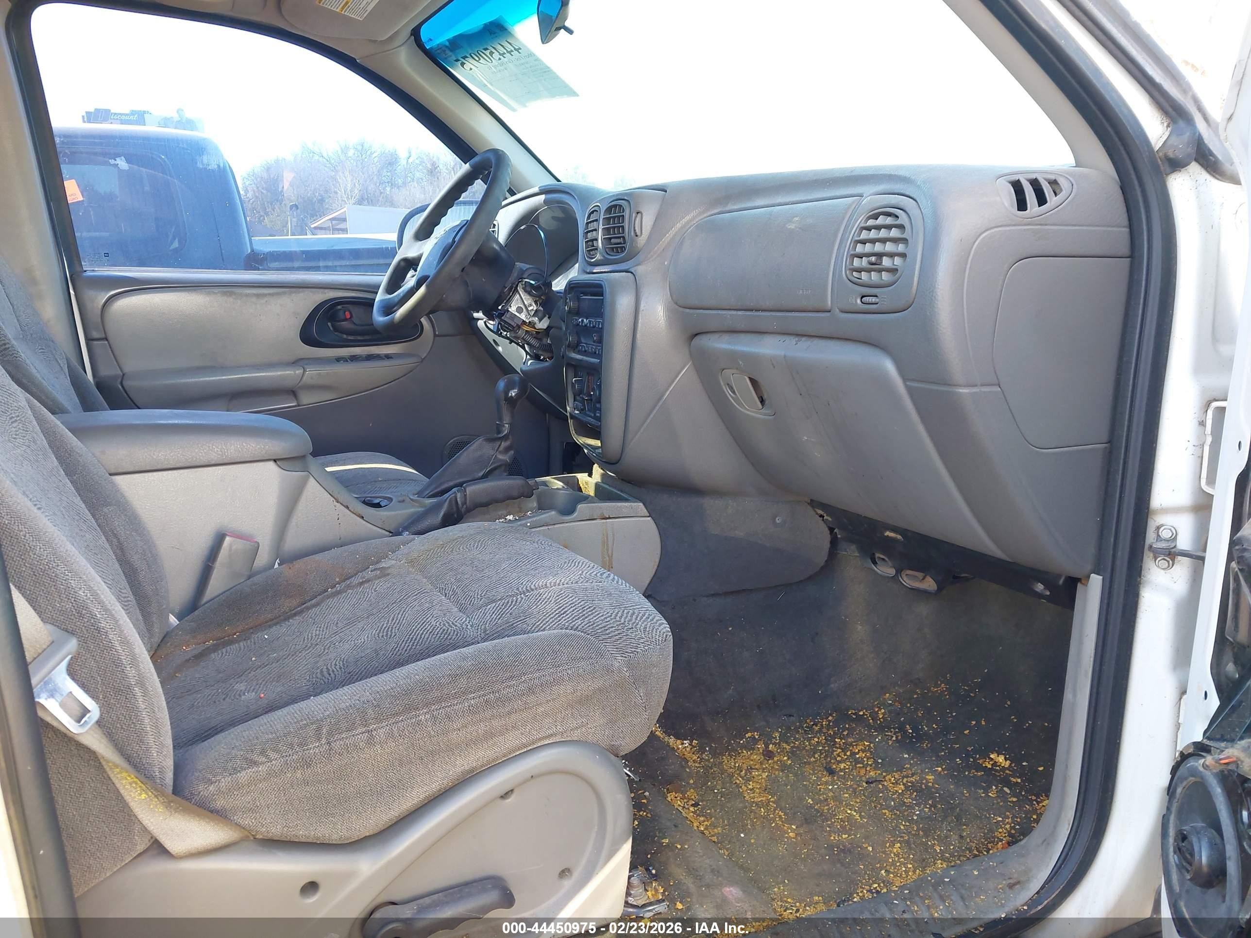 2004 Chevrolet Trailblazer Ls White vin: 1GNDT13S642311347