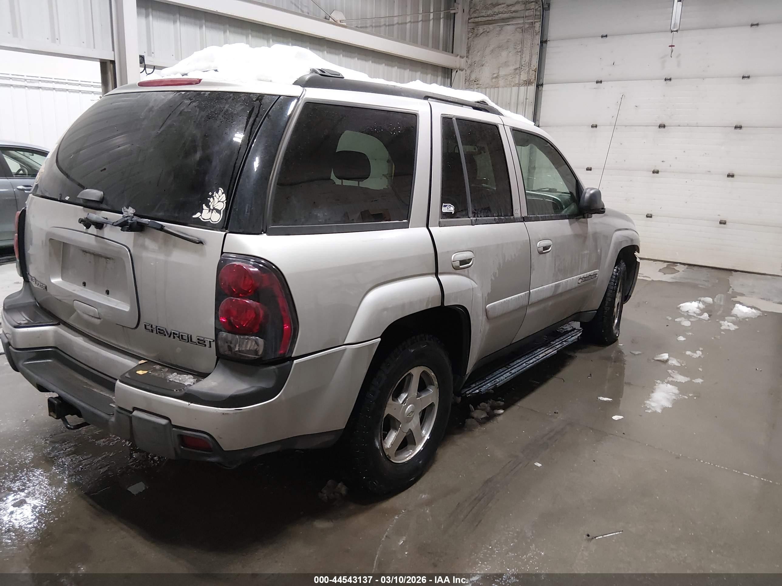 2004 Chevrolet Trailblazer Lt Silver vin: 1GNDT13S642349015