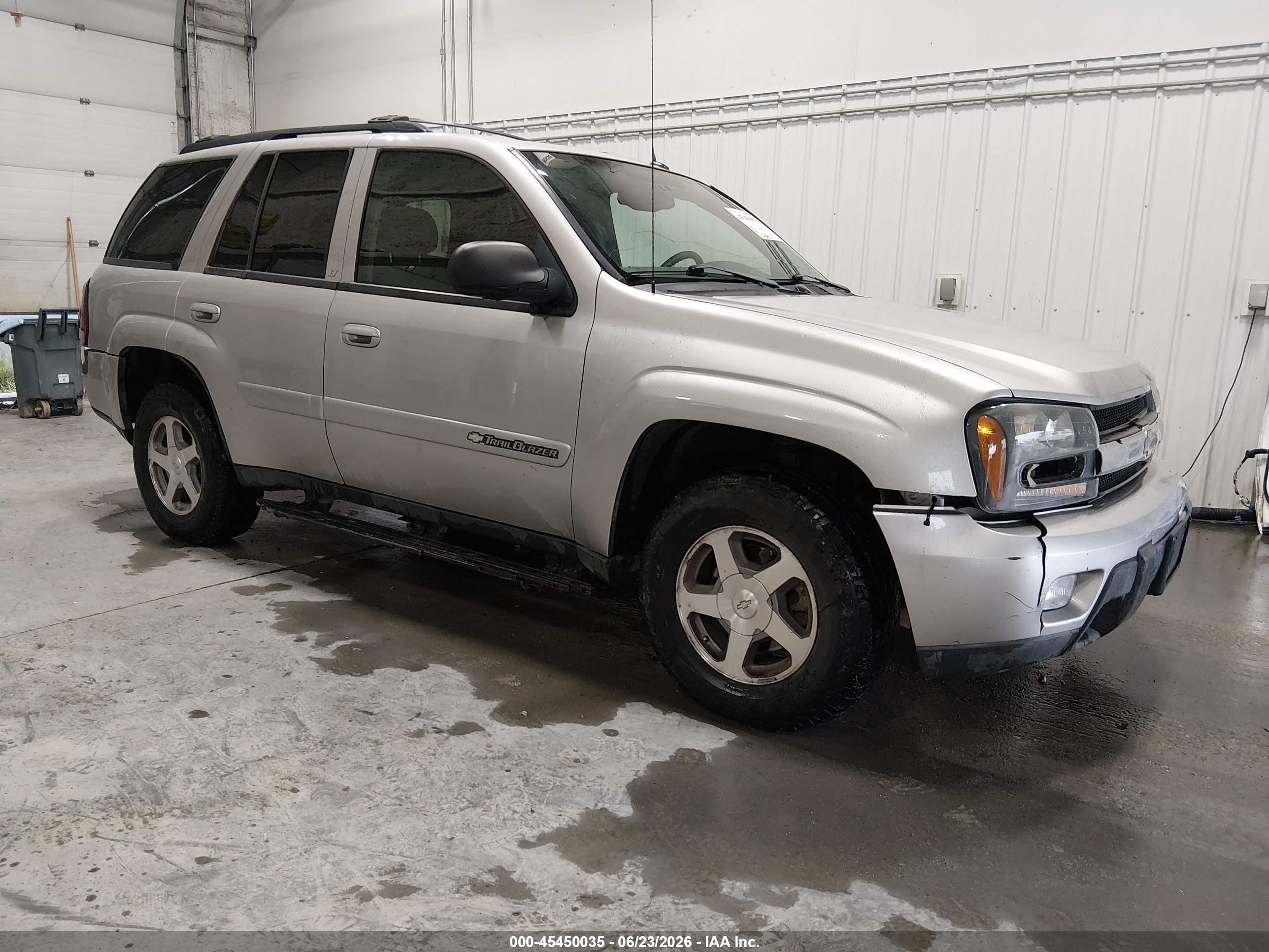 2004 Chevrolet Trailblazer Lt Silver vin: 1GNDT13S642349015