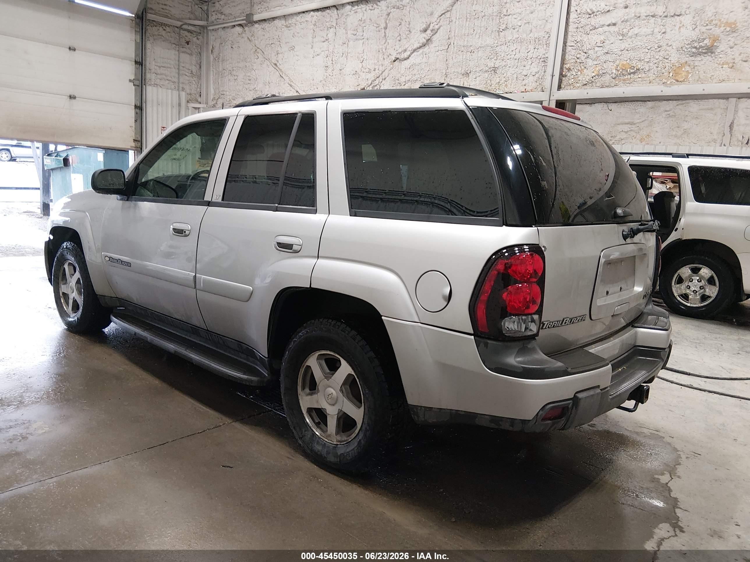 2004 Chevrolet Trailblazer Lt Silver vin: 1GNDT13S642349015