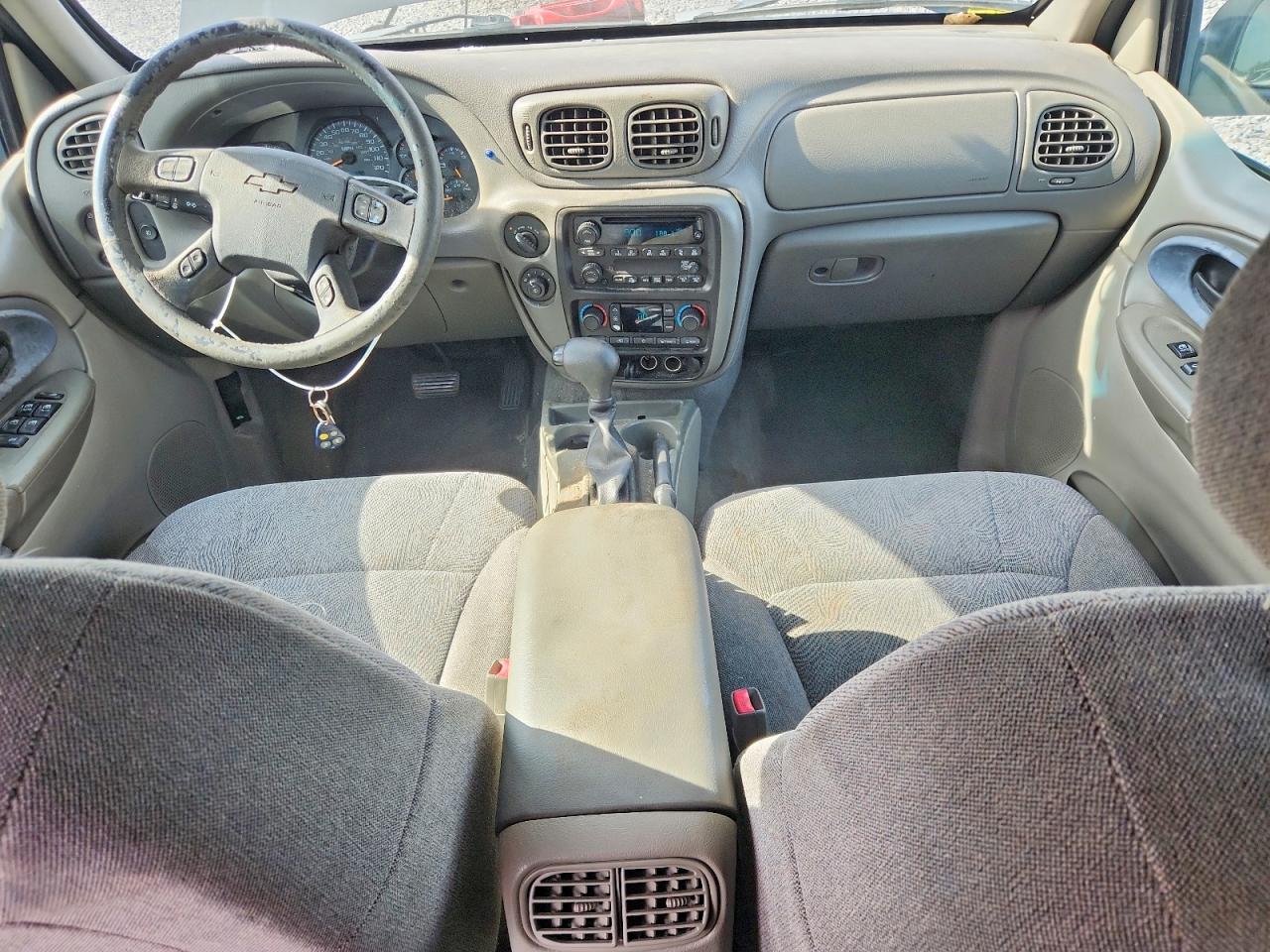 2004 Chevrolet Trailblazer Ls Black vin: 1GNDT13S642433562