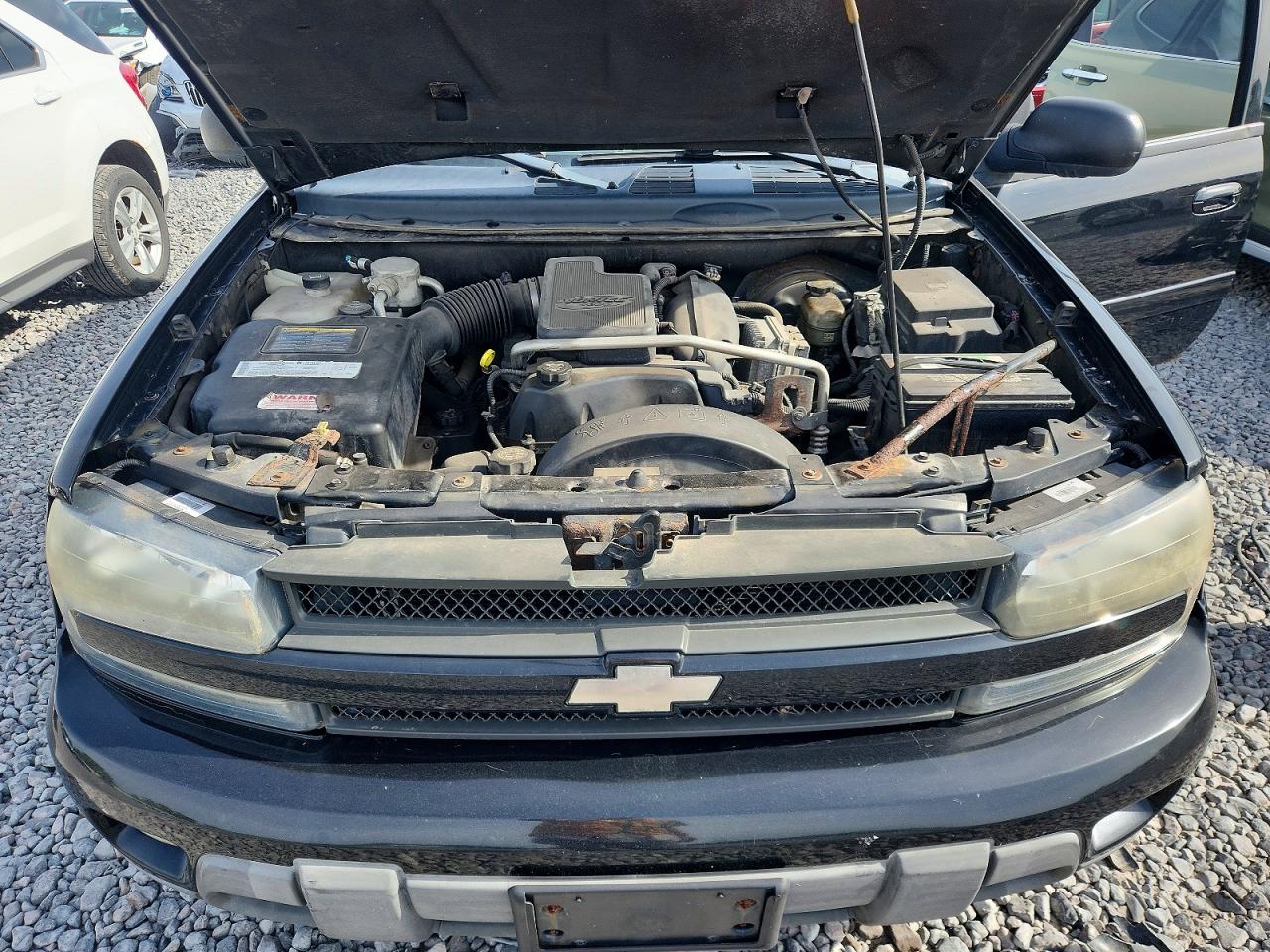 2004 Chevrolet Trailblazer Ls Black vin: 1GNDT13S642433562