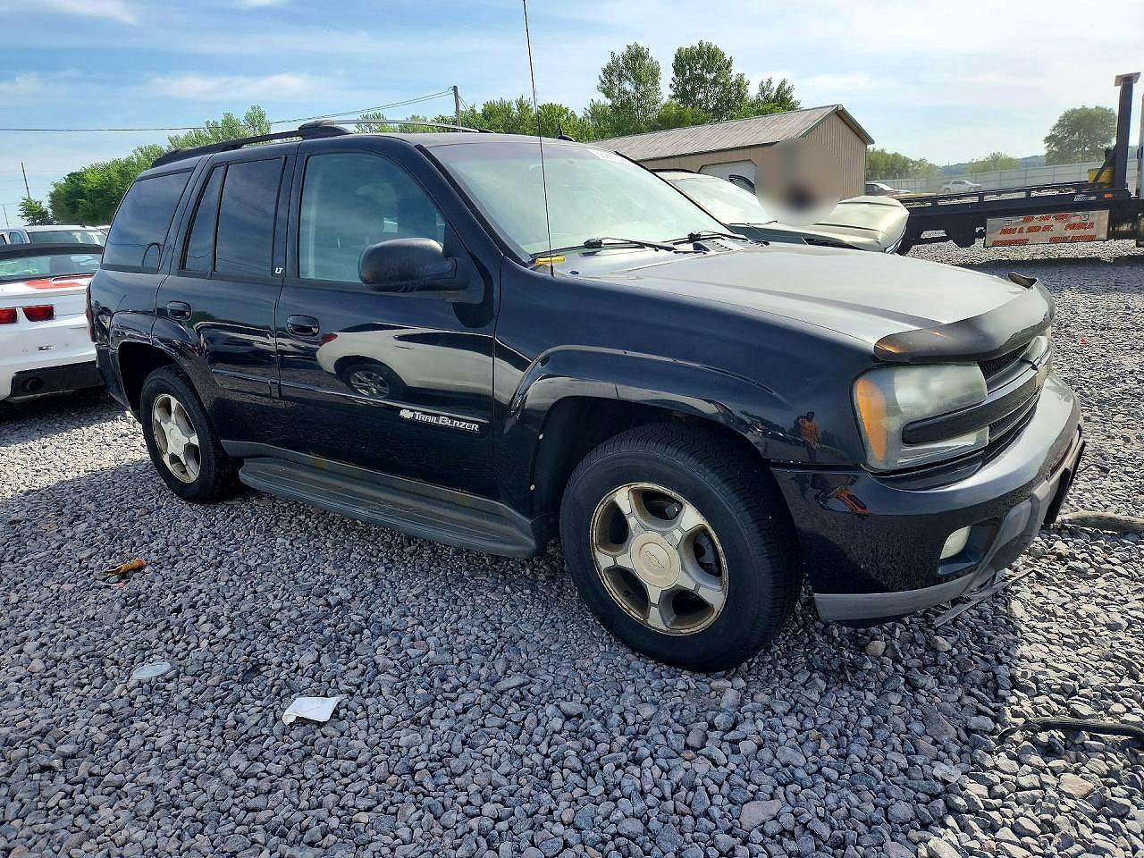 2004 Chevrolet Trailblazer Ls Black vin: 1GNDT13S642433562