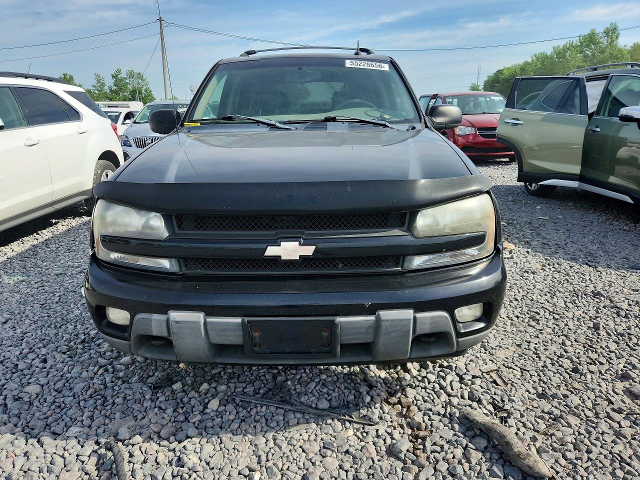 2004 Chevrolet Trailblazer Ls Black vin: 1GNDT13S642433562