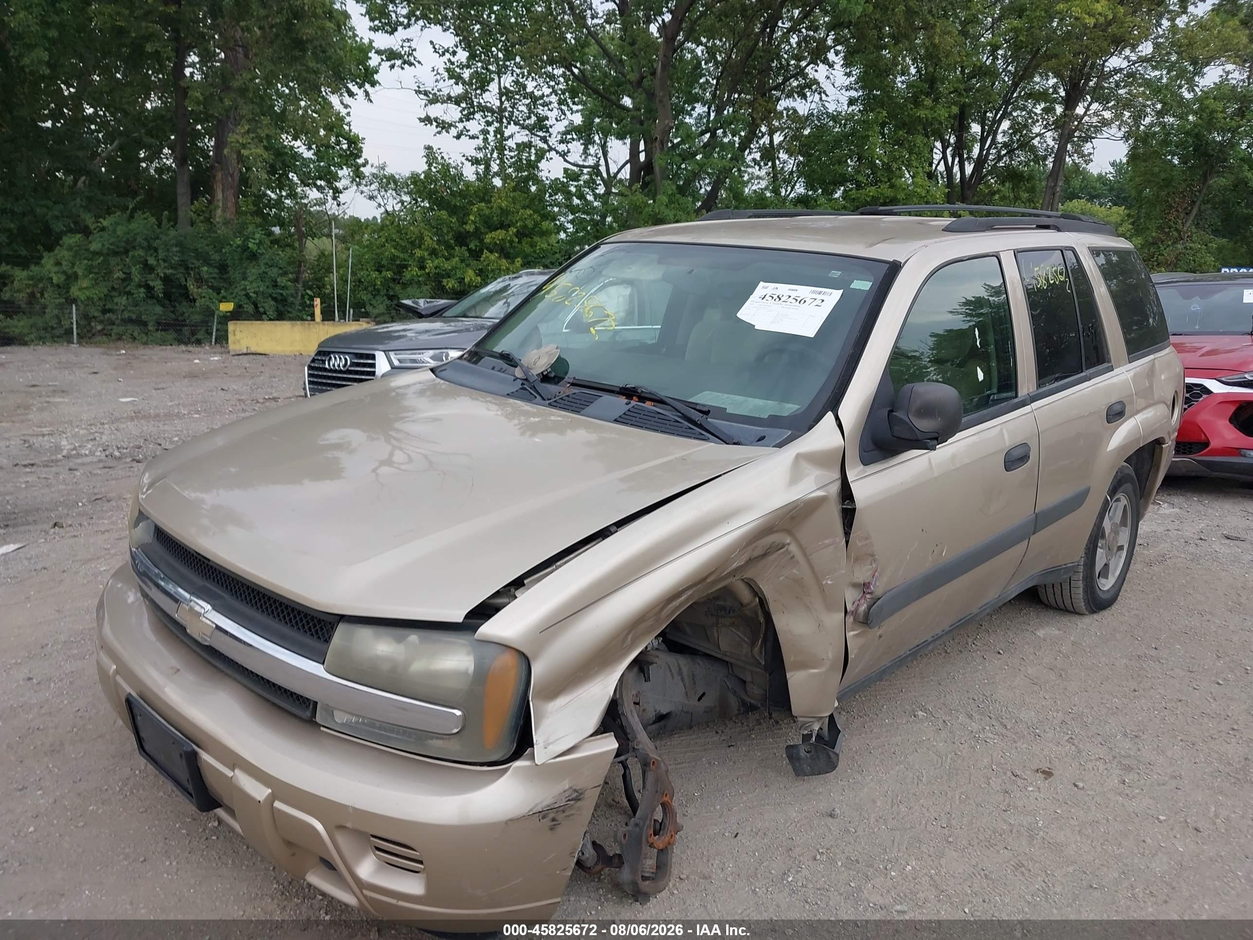2005 Chevrolet Trailblazer Ls Gold vin: 1GNDT13S652182365