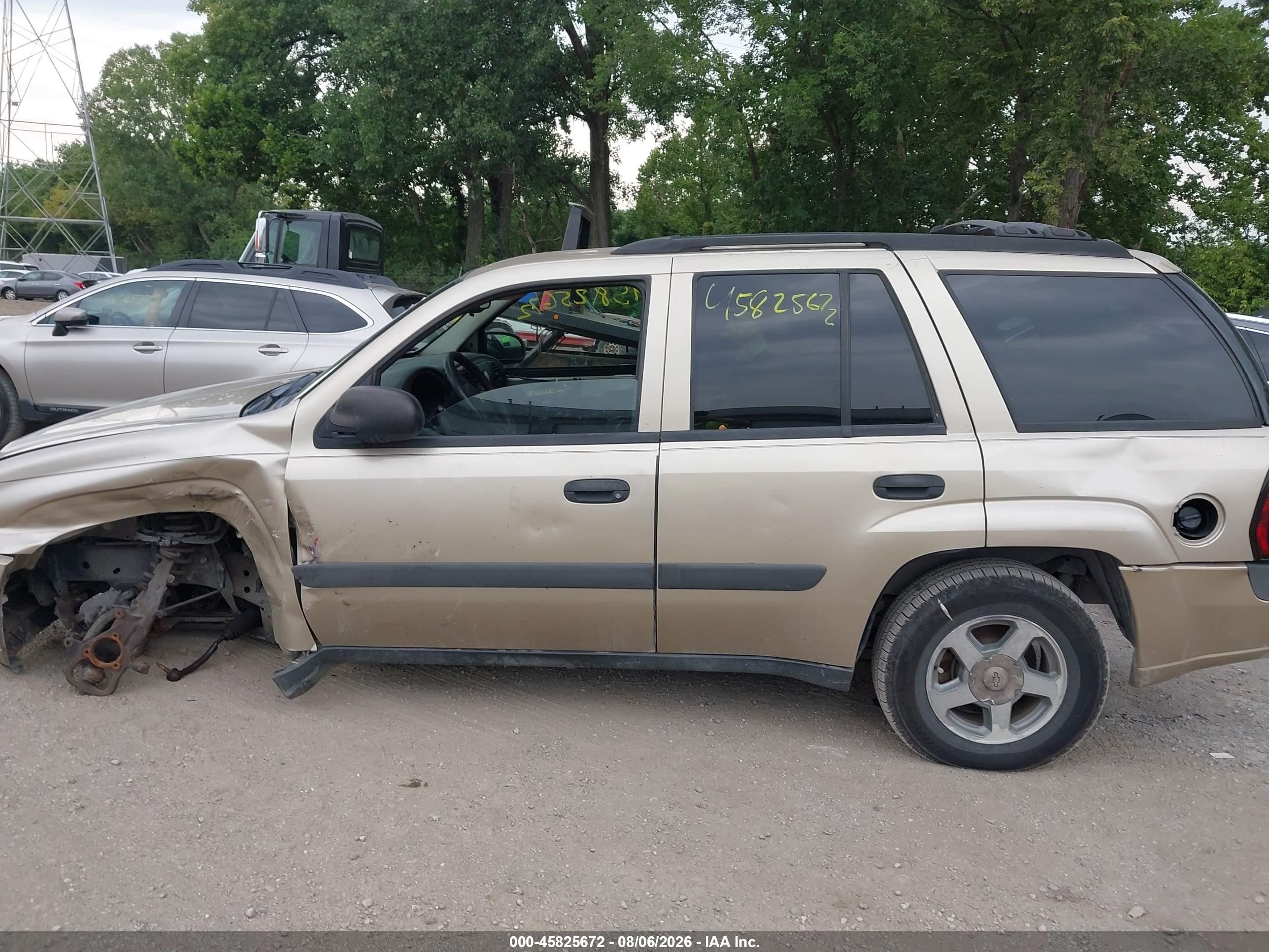 2005 Chevrolet Trailblazer Ls Gold vin: 1GNDT13S652182365