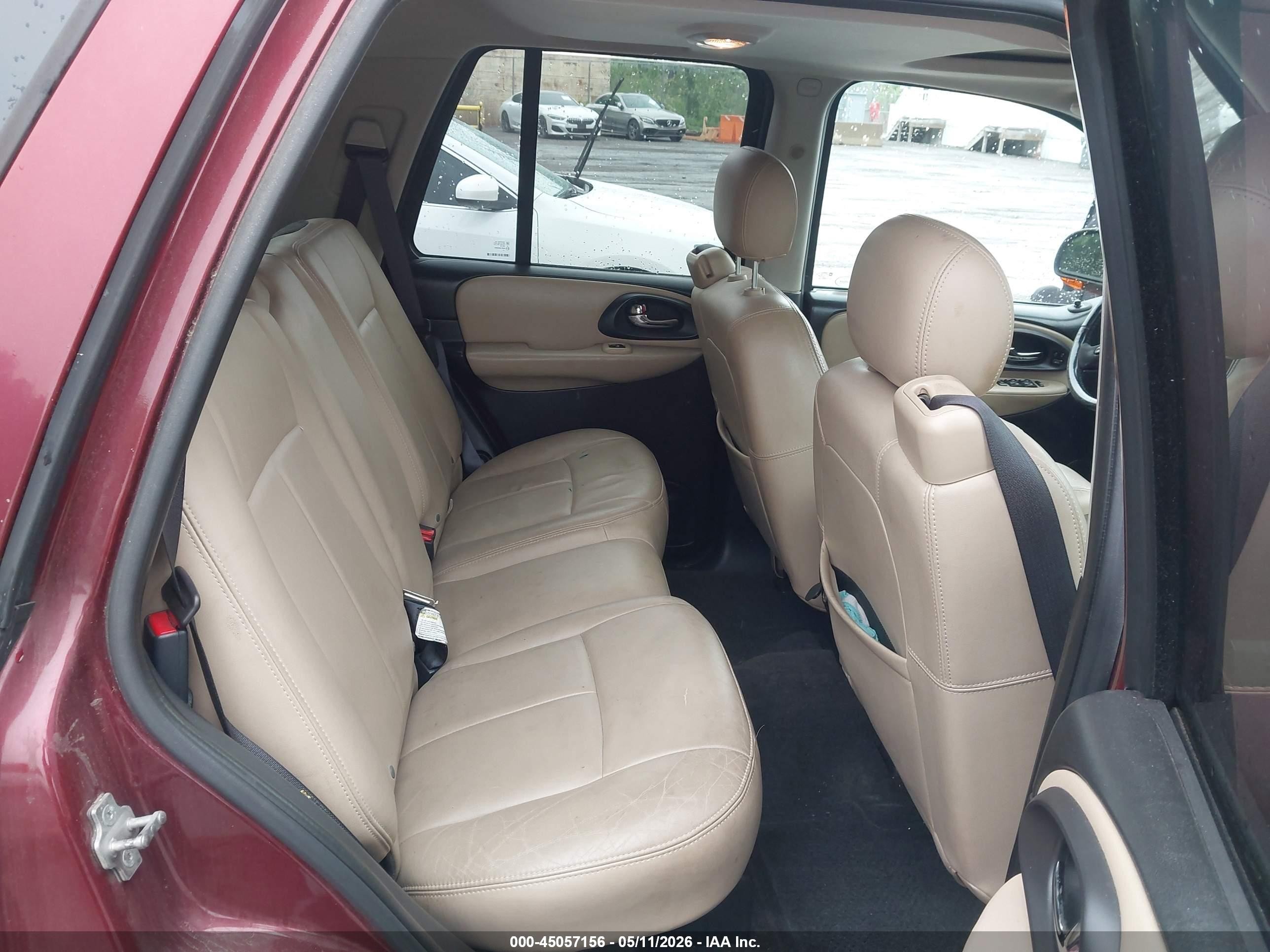 2005 Chevrolet Trailblazer Lt Burgundy vin: 1GNDT13S652251619
