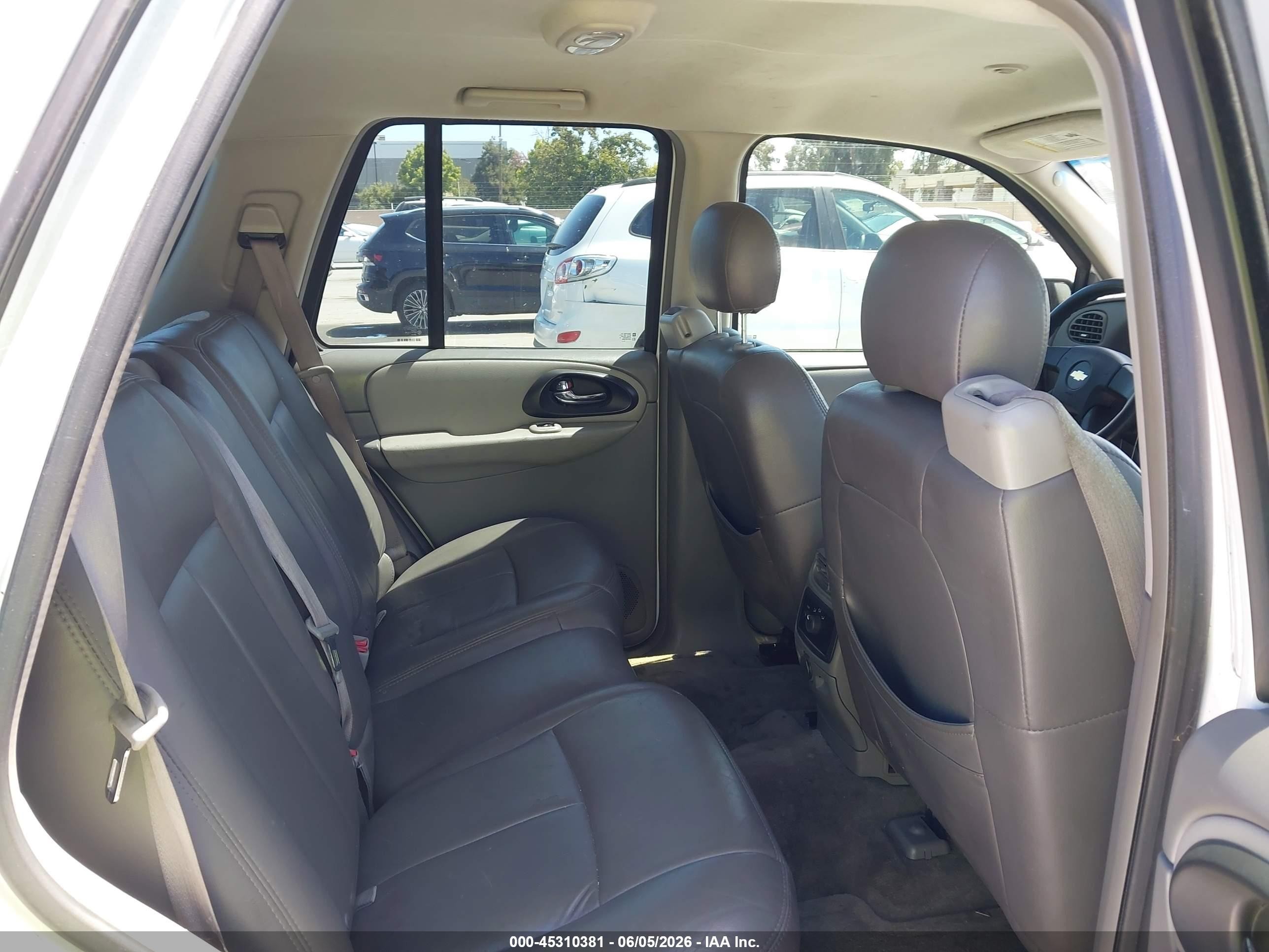 2005 Chevrolet Trailblazer Ls White vin: 1GNDT13S652271031