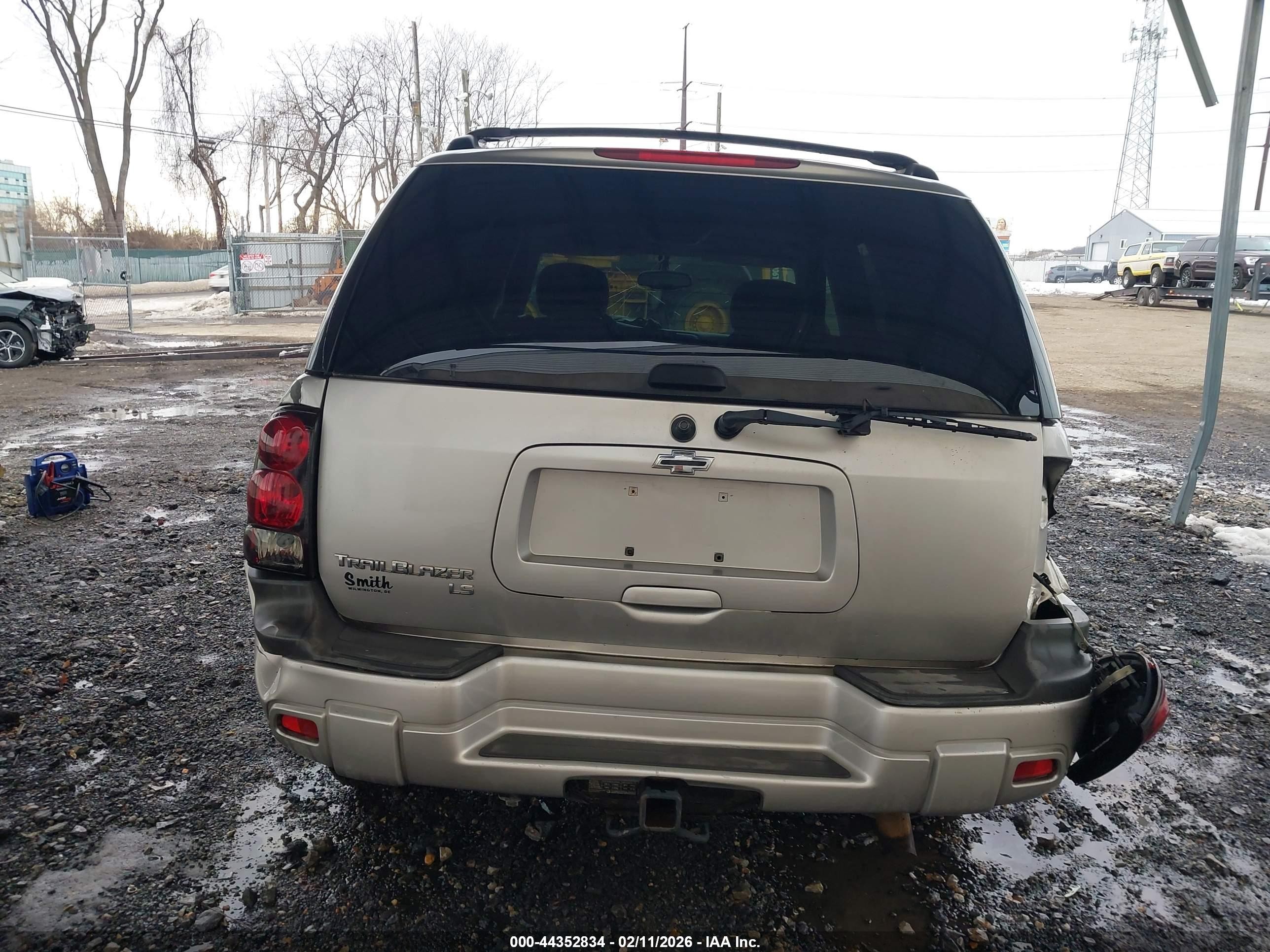 2006 Chevrolet Trailblazer Ls Коричневый vin: 1GNDT13S662199393