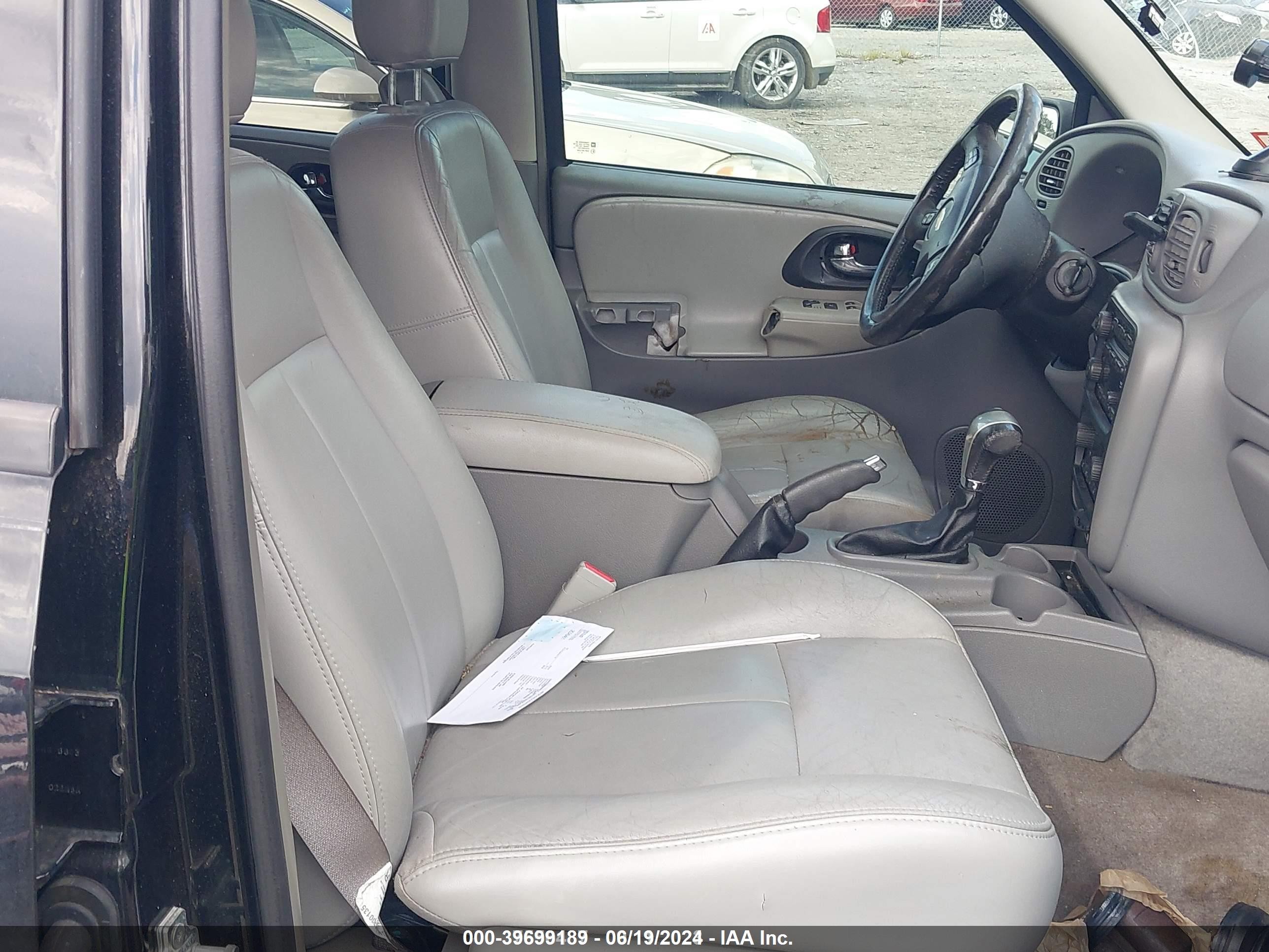 2006 Chevrolet Trailblazer Lt Black vin: 1GNDT13S662235731