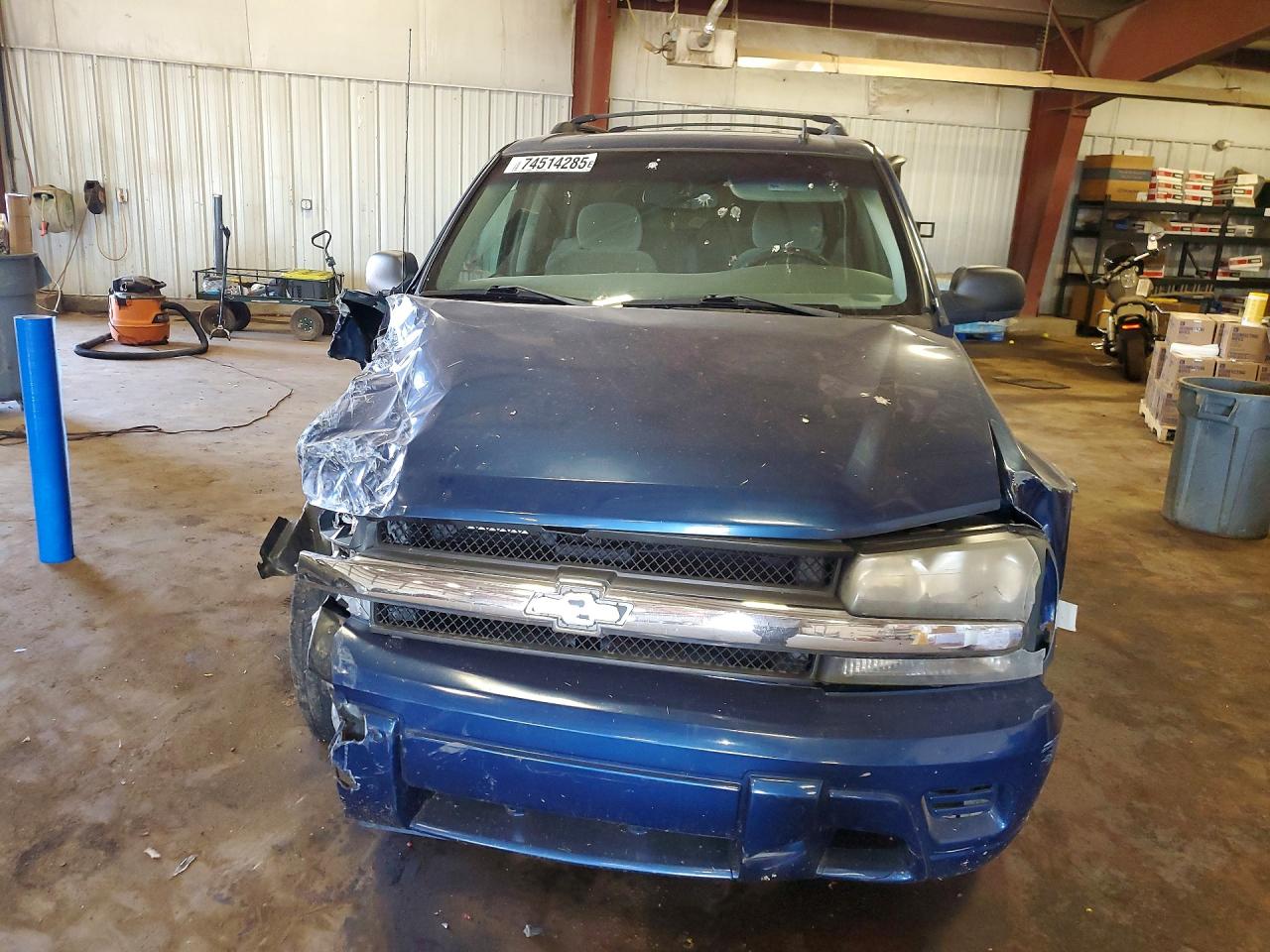 2006 Chevrolet Trailblazer Ls/lt Blue vin: 1GNDT13S662298618