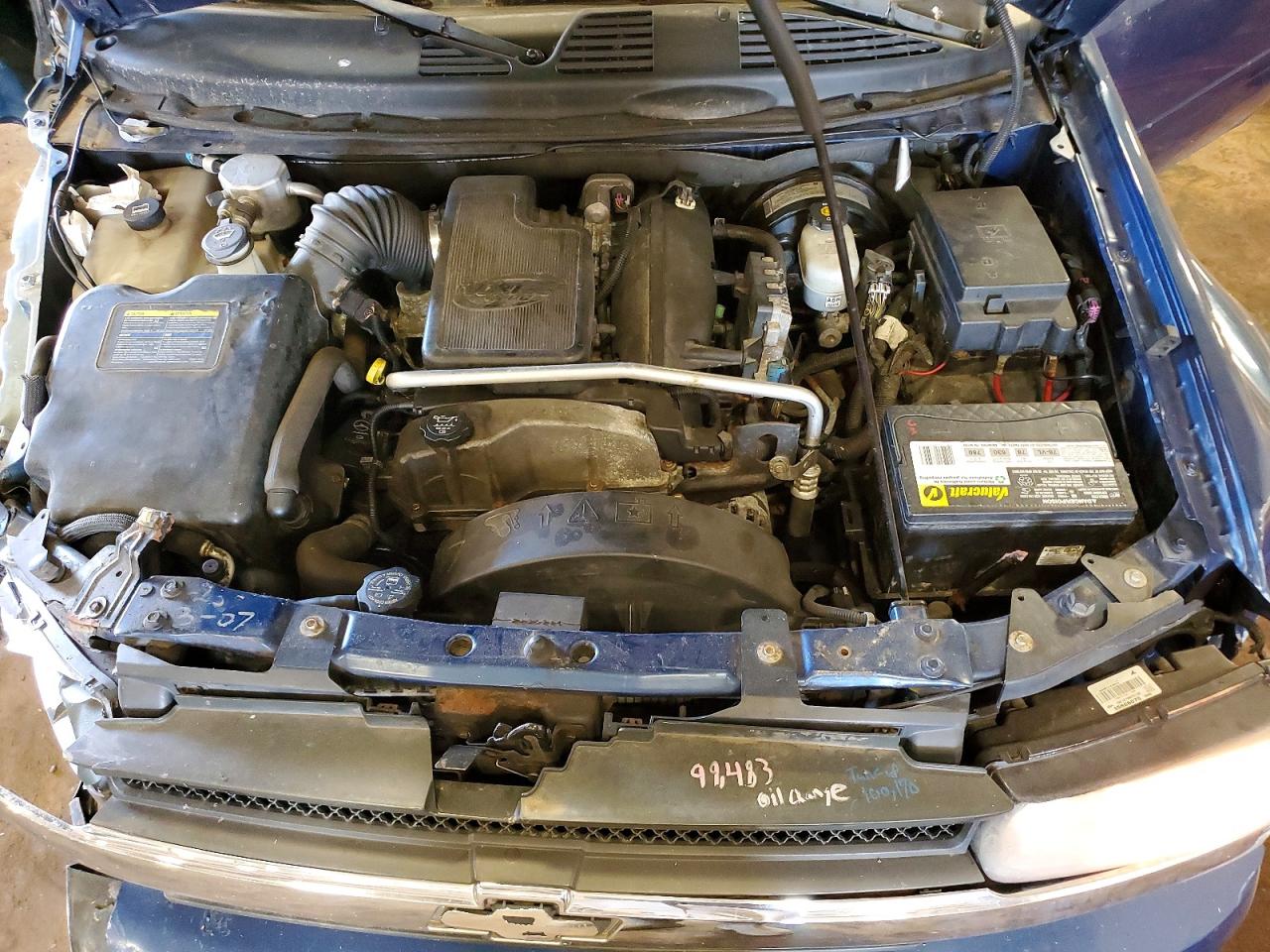 2006 Chevrolet Trailblazer Ls/lt Blue vin: 1GNDT13S662298618