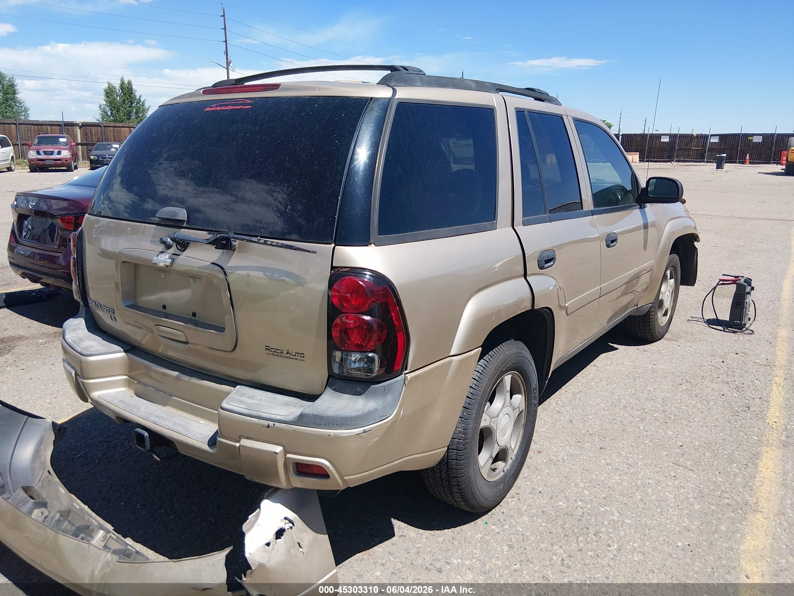 2006 Chevrolet Trailblazer Ls Gold vin: 1GNDT13S662330676