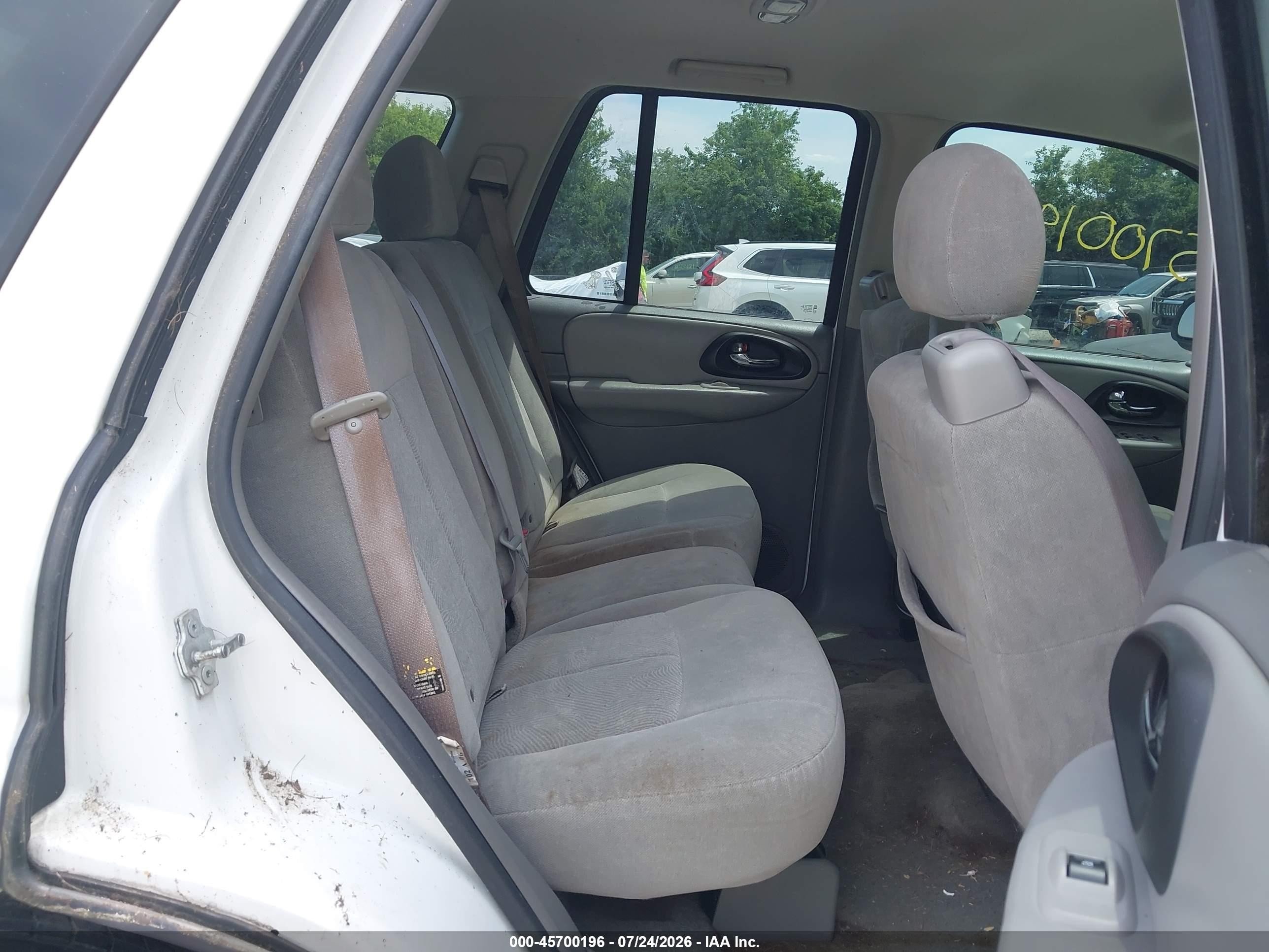 2006 Chevrolet Trailblazer Ls White vin: 1GNDT13S662332671
