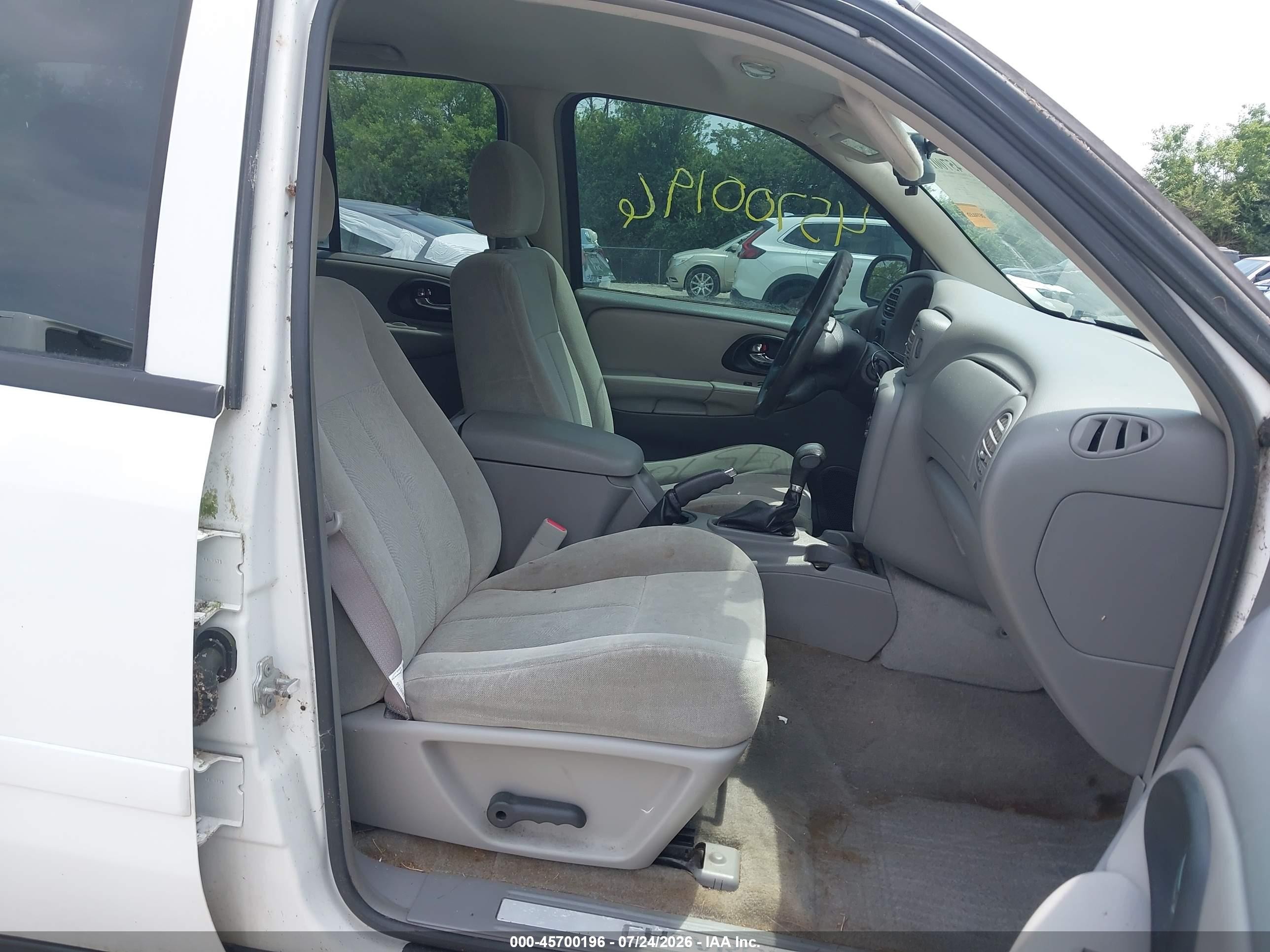 2006 Chevrolet Trailblazer Ls White vin: 1GNDT13S662332671