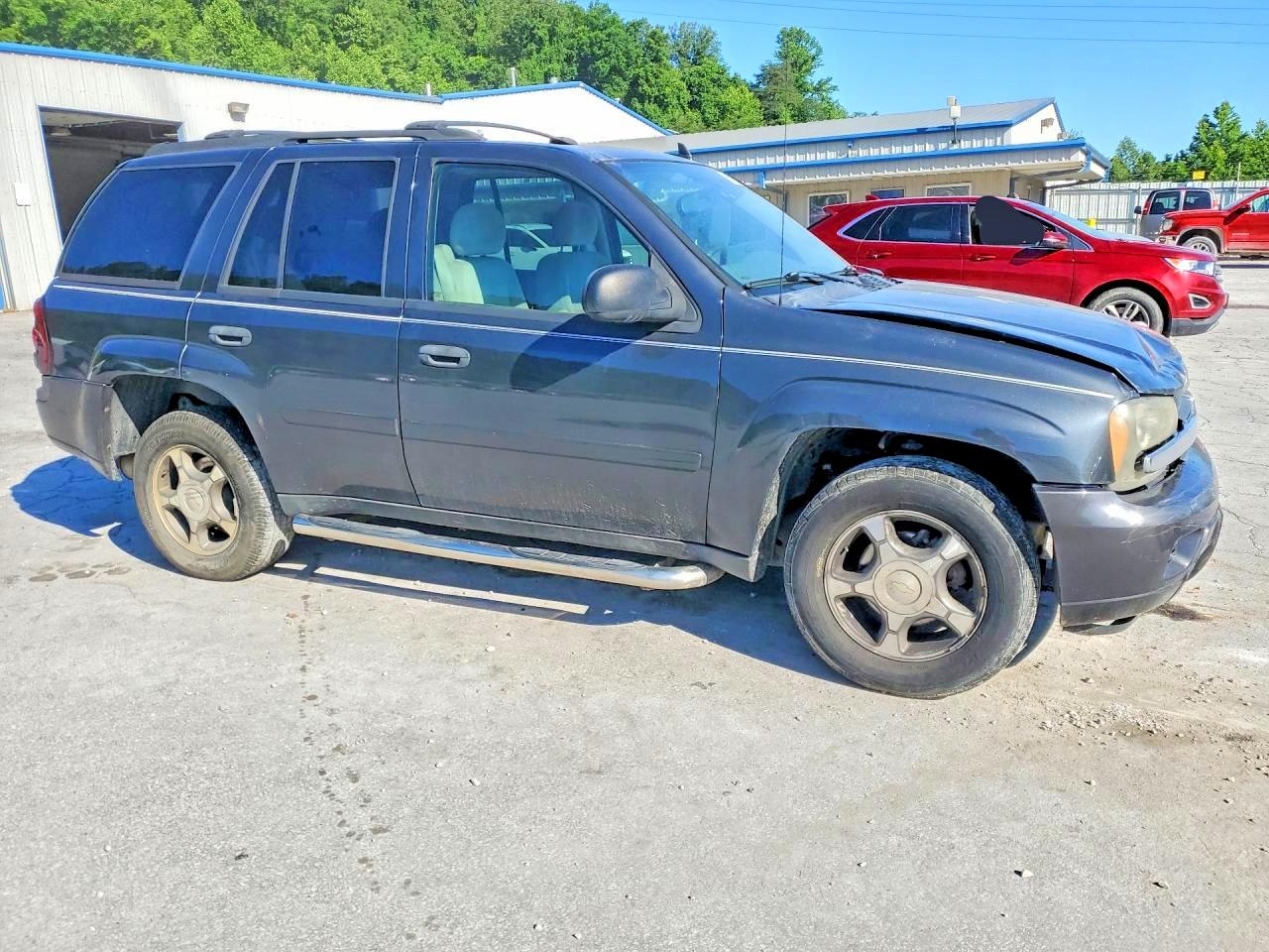 2007 Chevrolet Trailblazer Ls Gray vin: 1GNDT13S672274529
