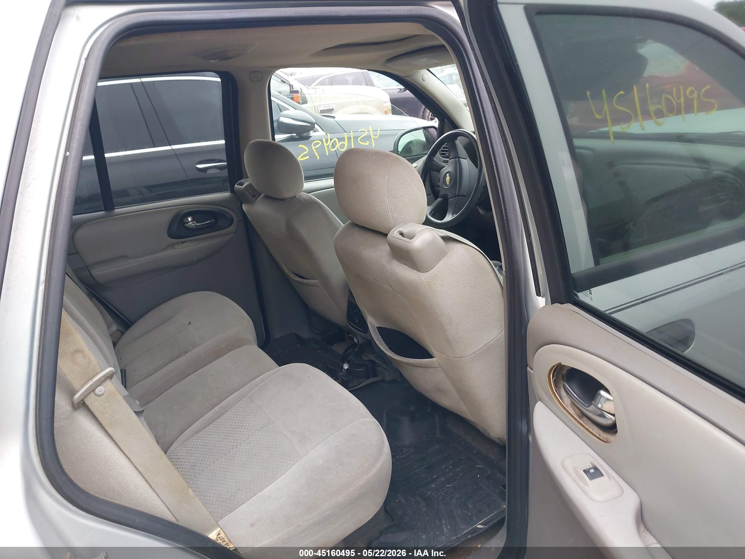 2007 Chevrolet Trailblazer Ls Silver vin: 1GNDT13S672287765
